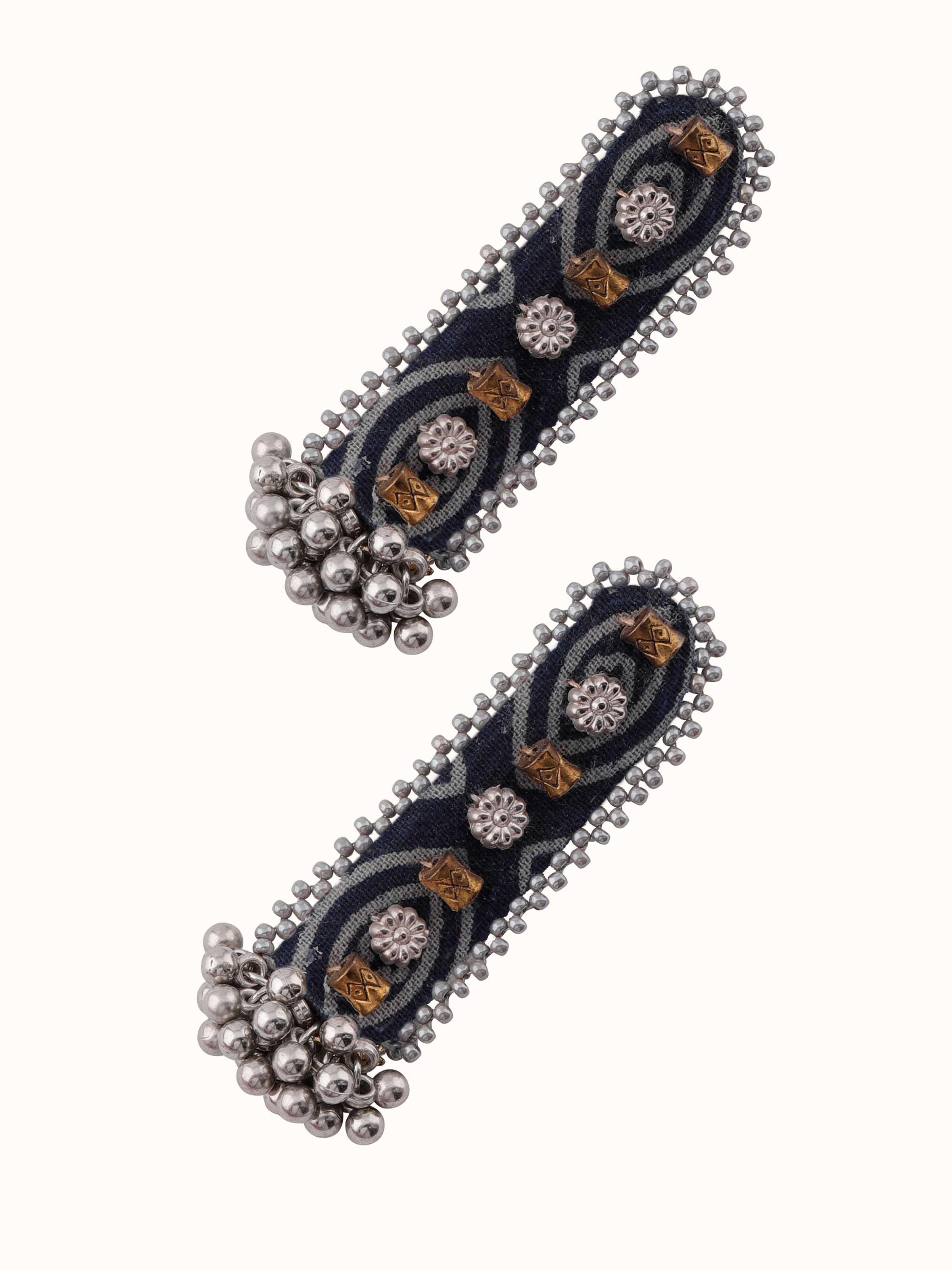 Ajrakh Drop Earrings