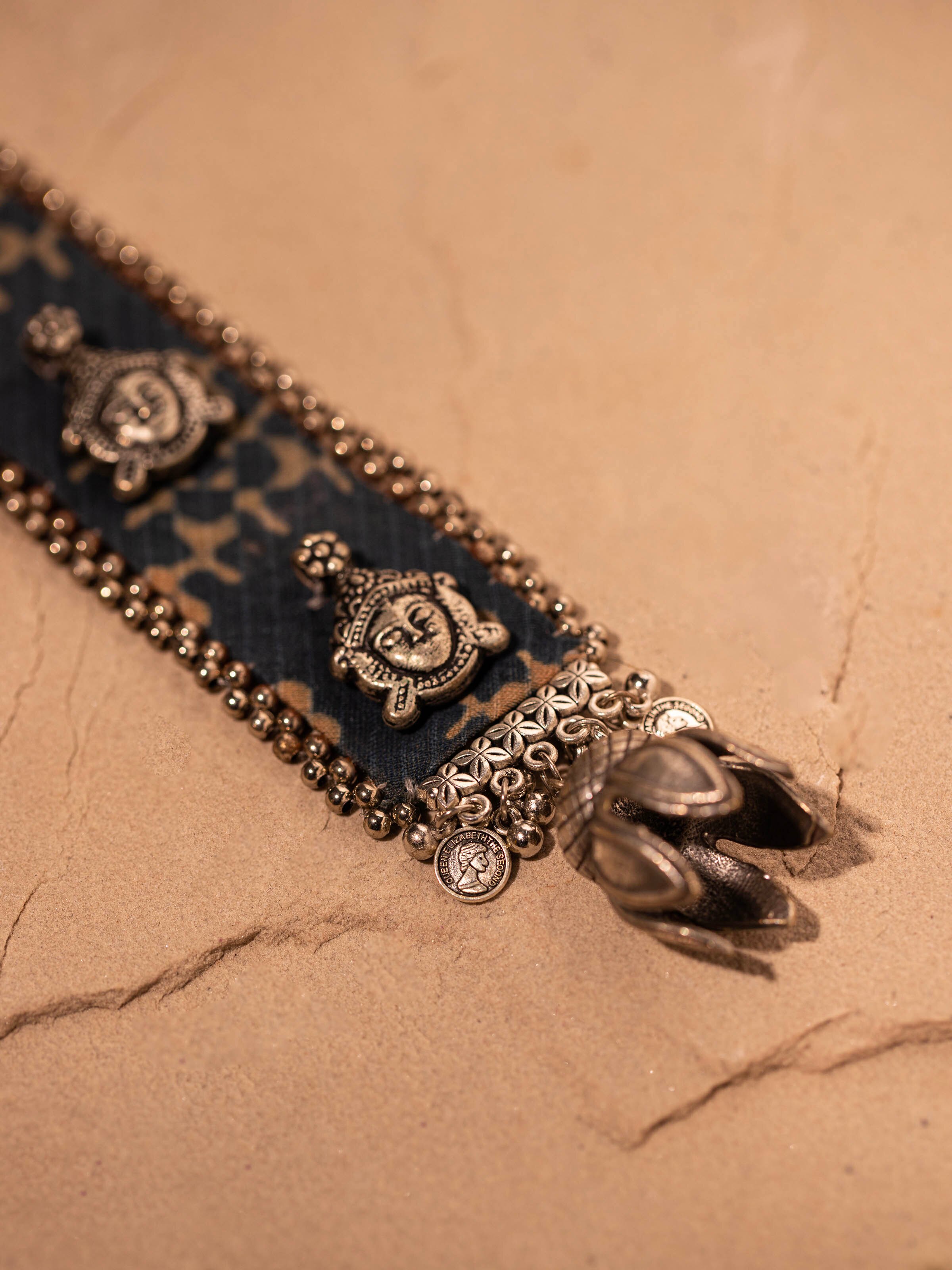 Ajrakh Long Necklace