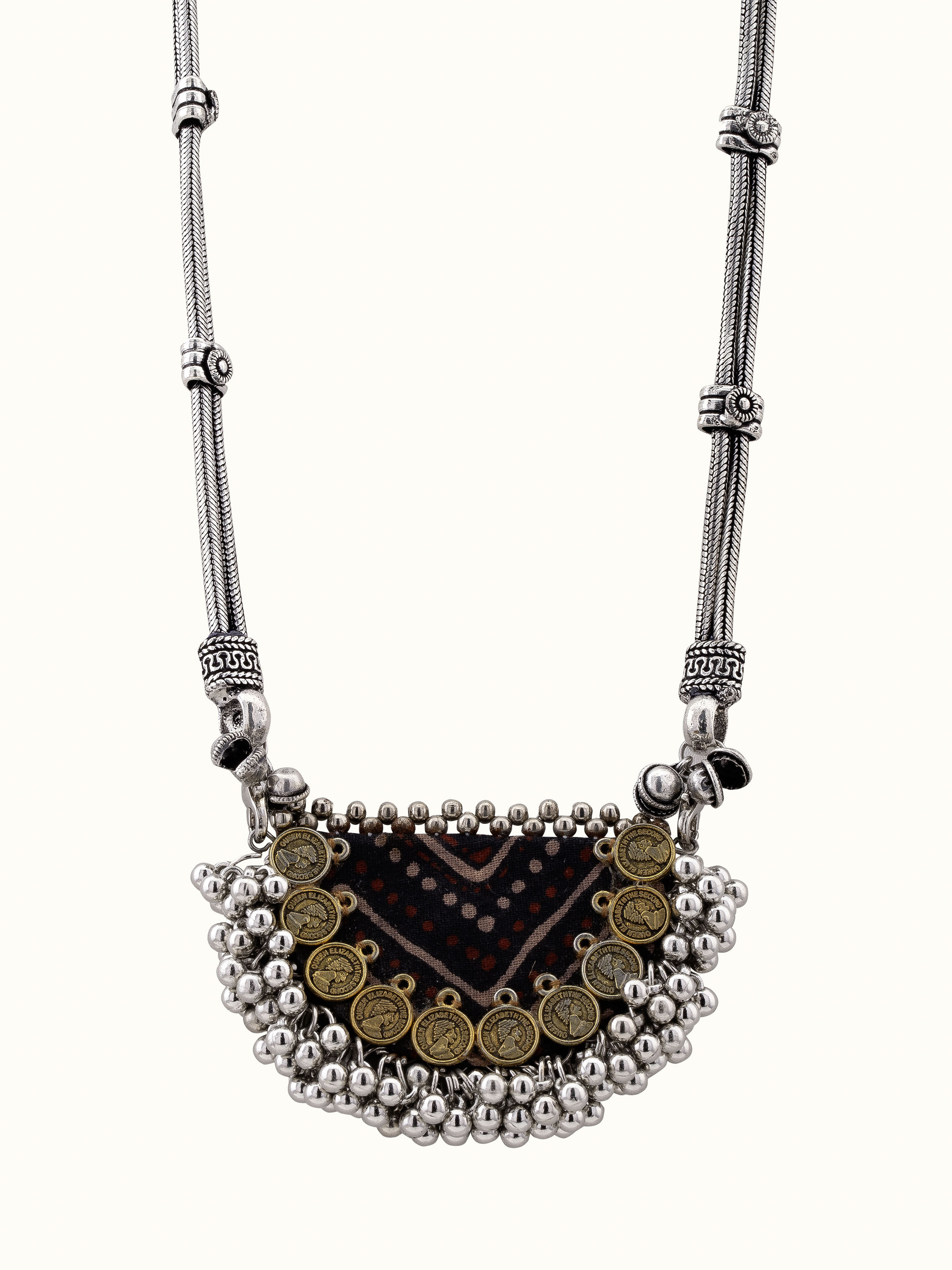 Ajrakh Long Necklace