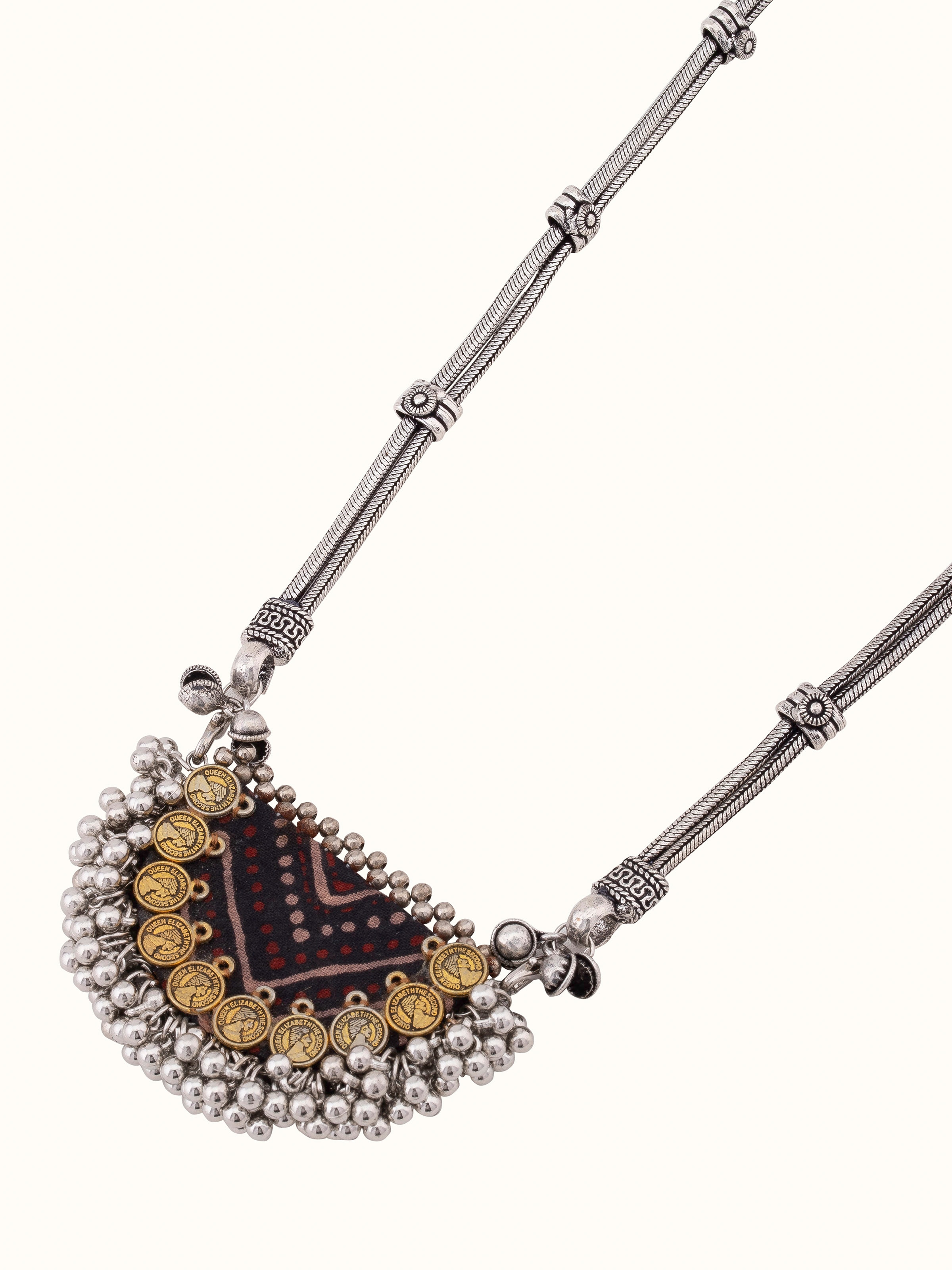 Ajrakh Long Necklace