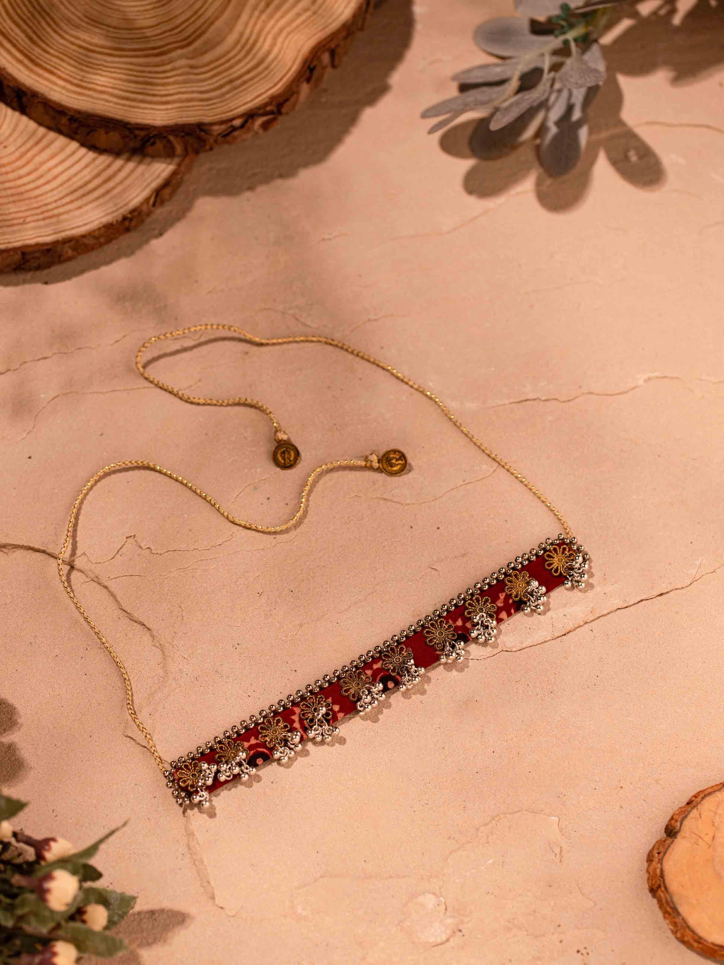 Ajrakh Choker