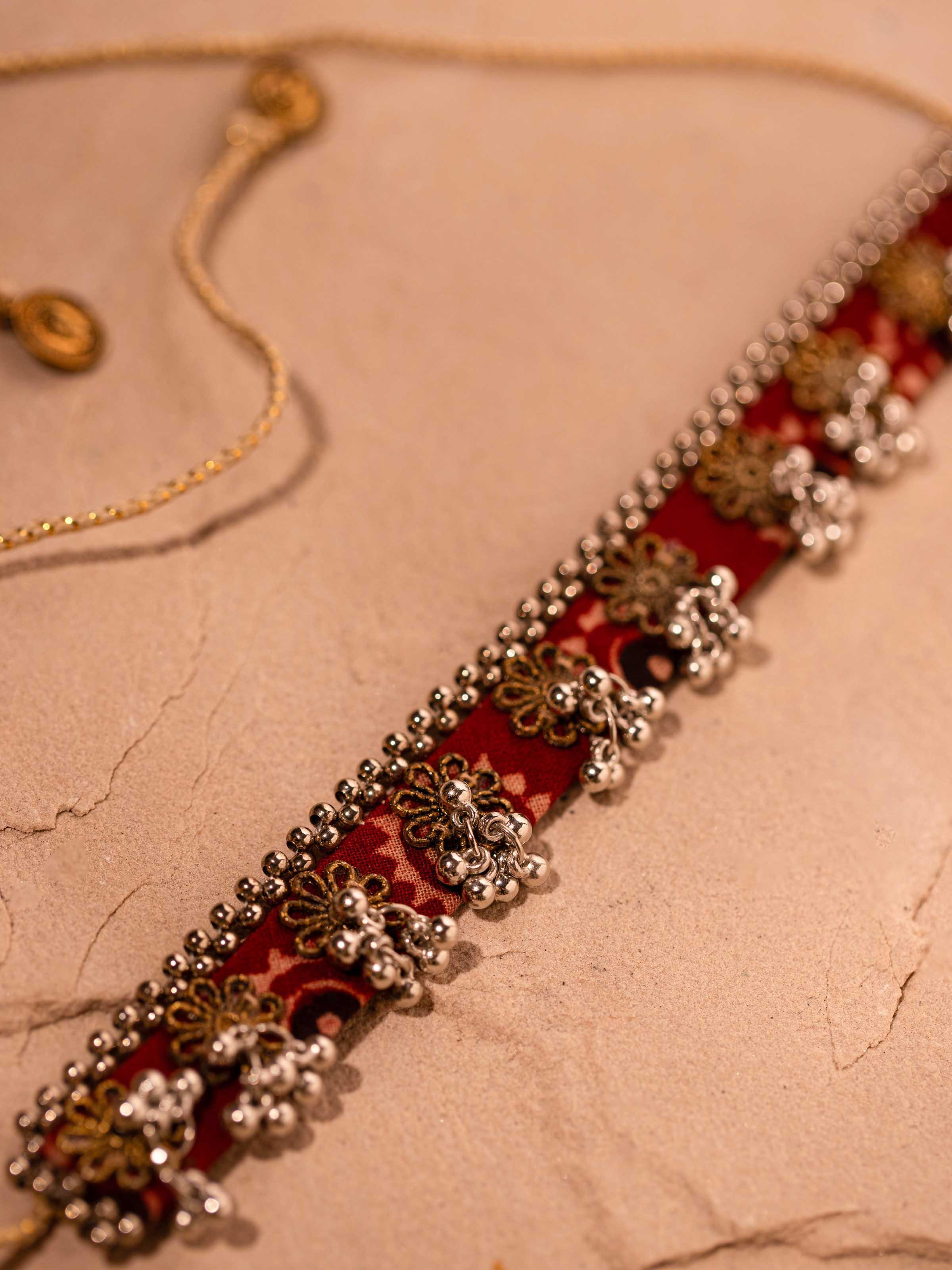 Ajrakh Choker