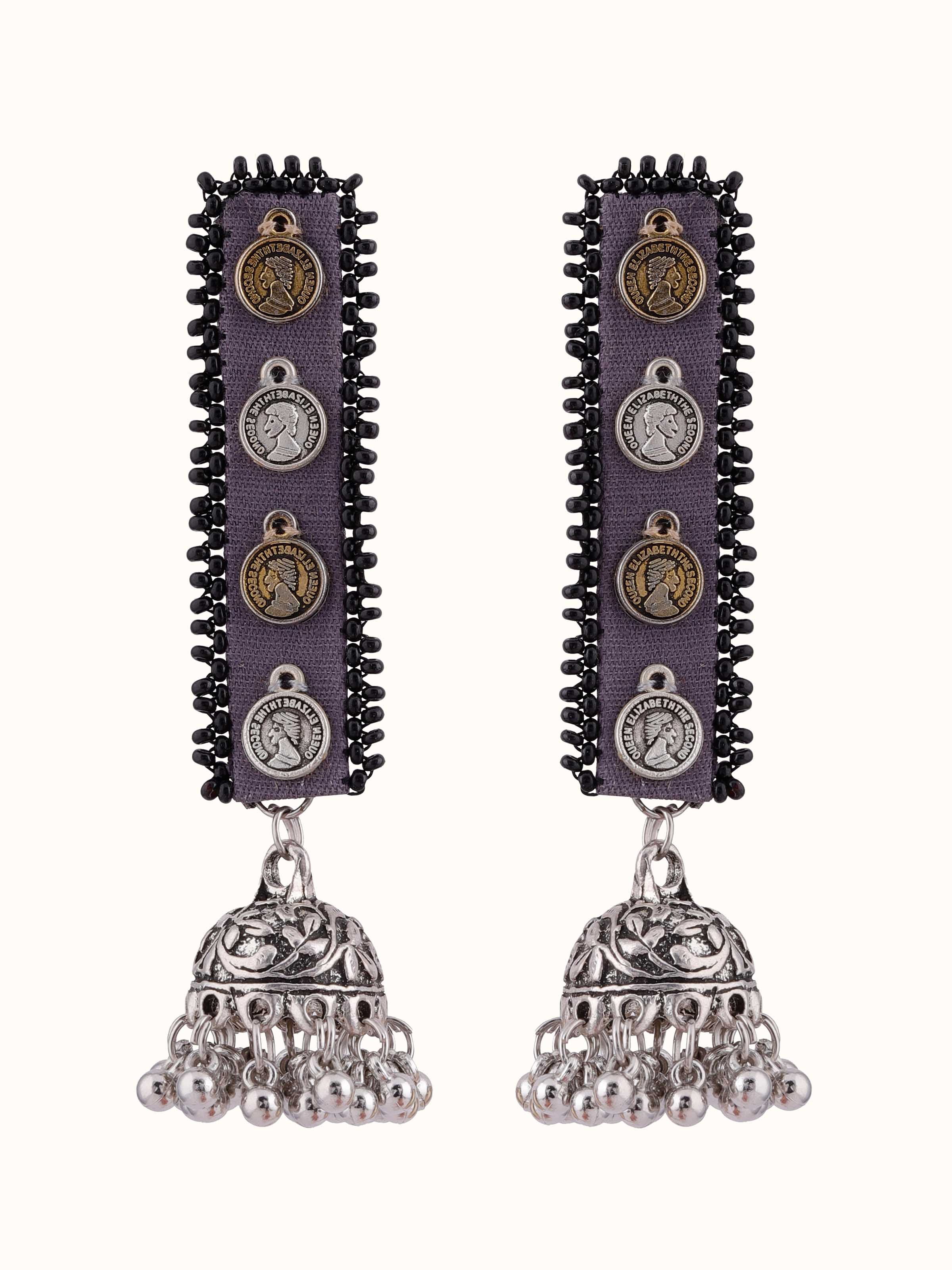 Ajrakh Drop Earrings
