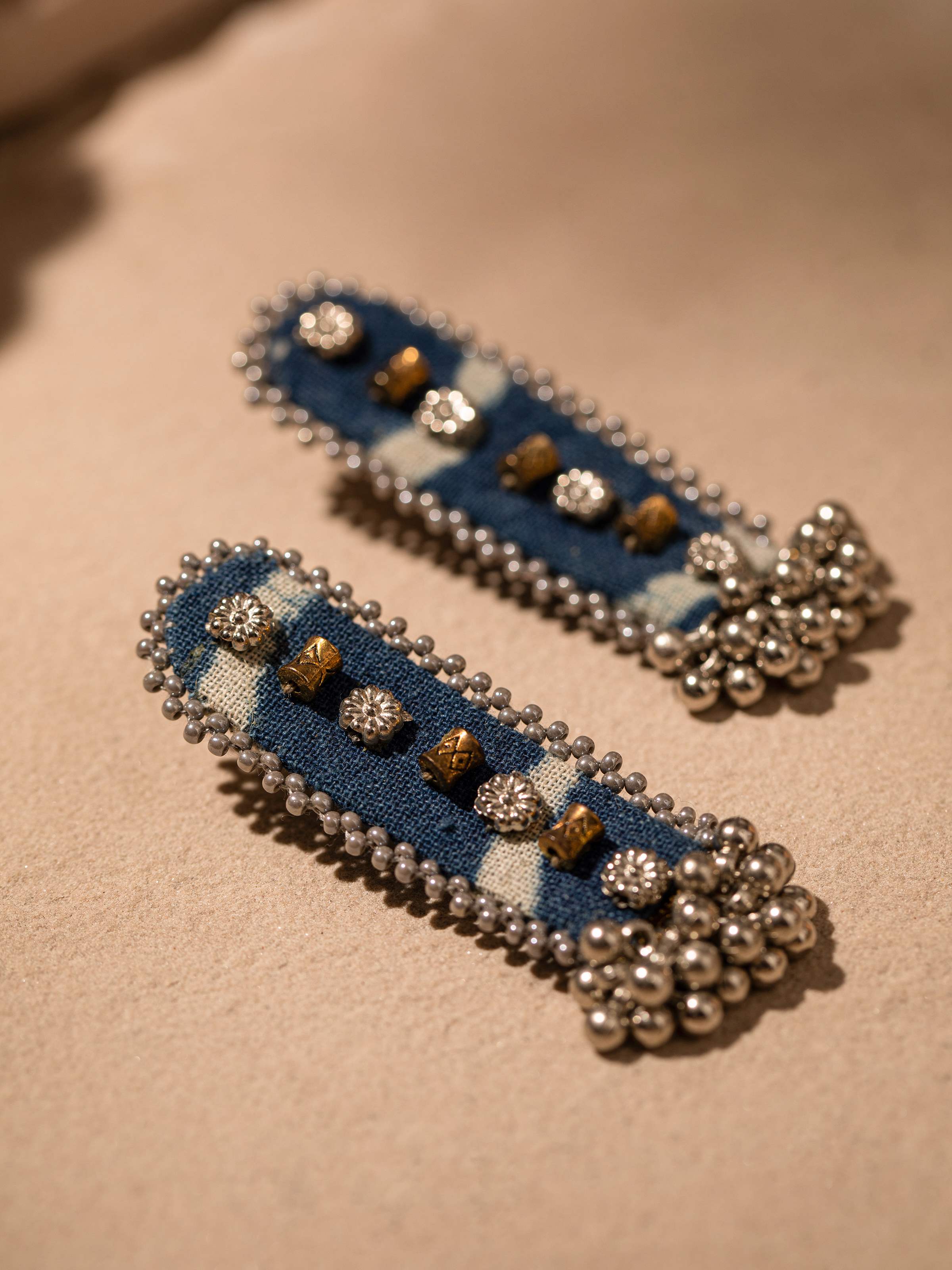Ajrakh Drop Earrings
