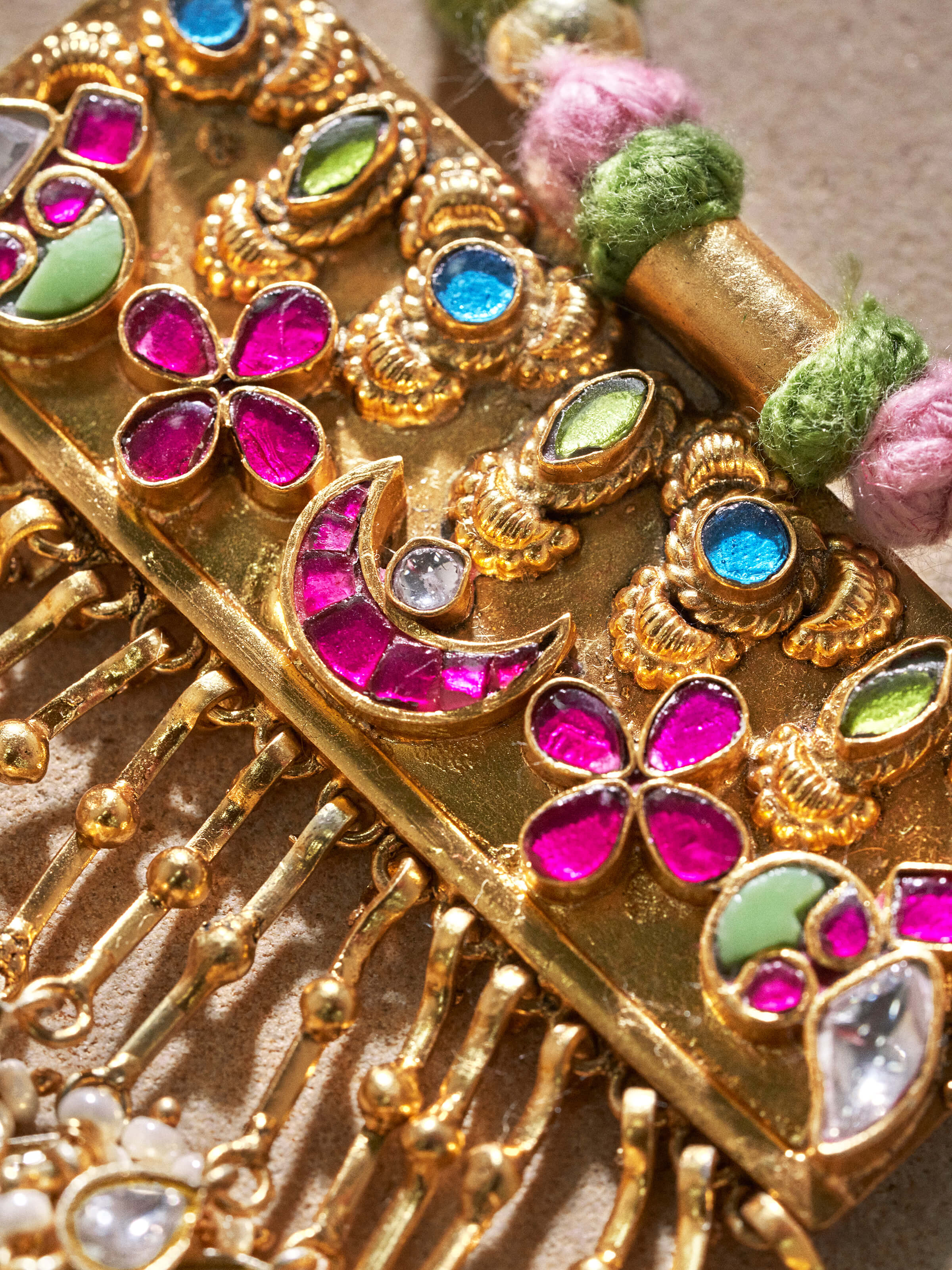 Angled view of Silver Smithing collar necklace highlighting elegant craftsmanship and refined design