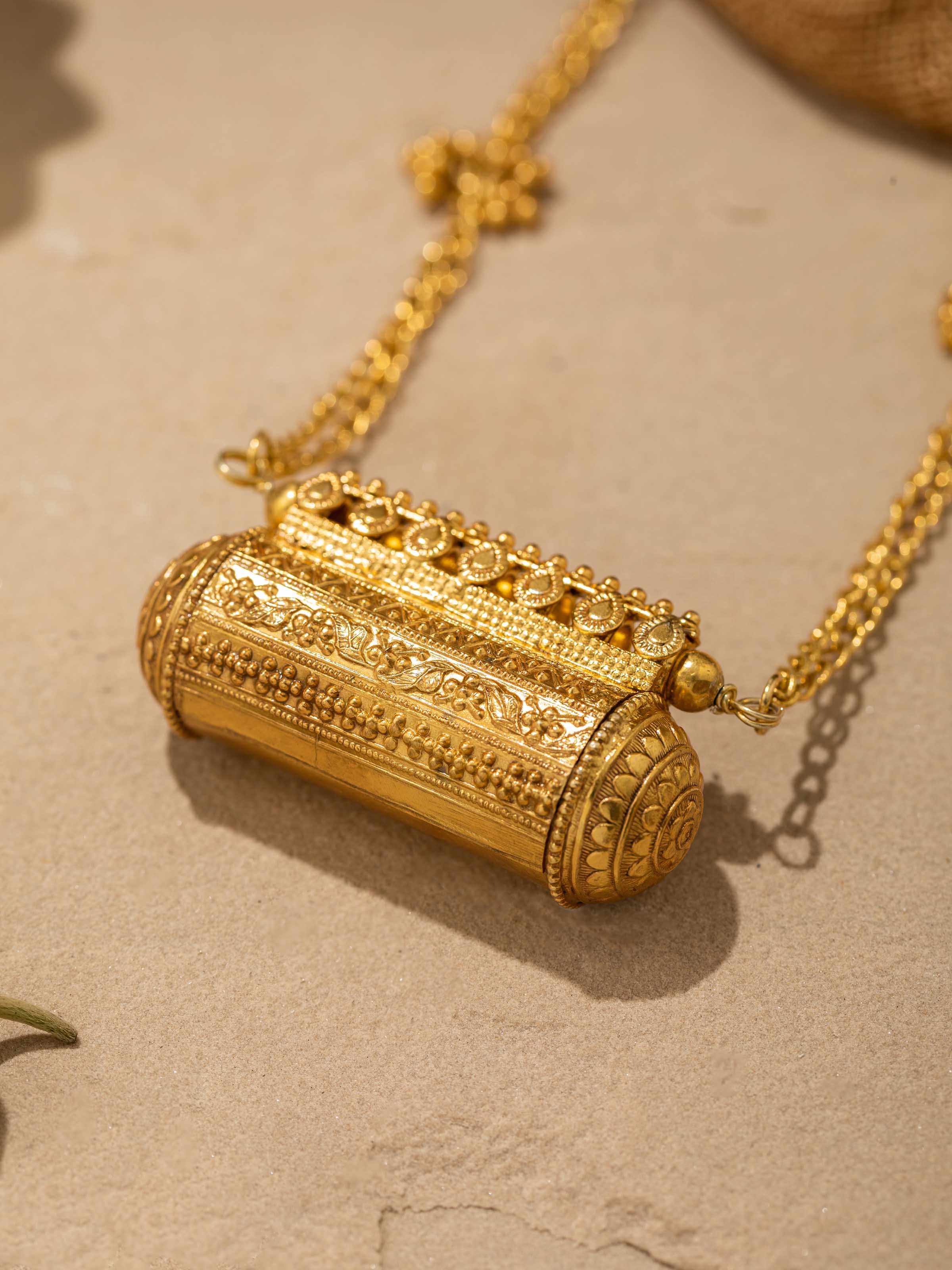 Detailed front view of Silver Smithing long necklace highlighting its refined design and craftsmanship