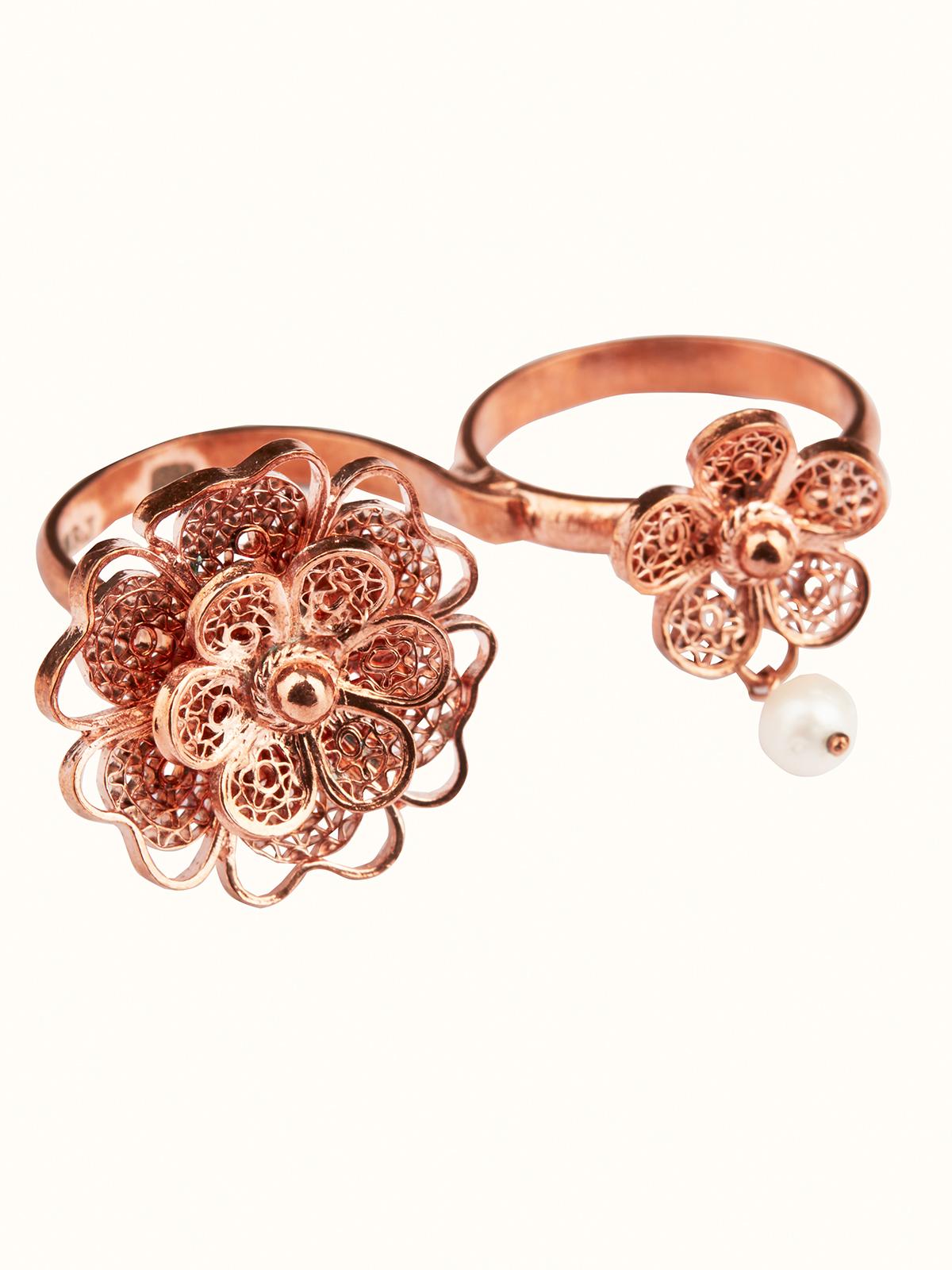 Silver Filigree Women's Ring