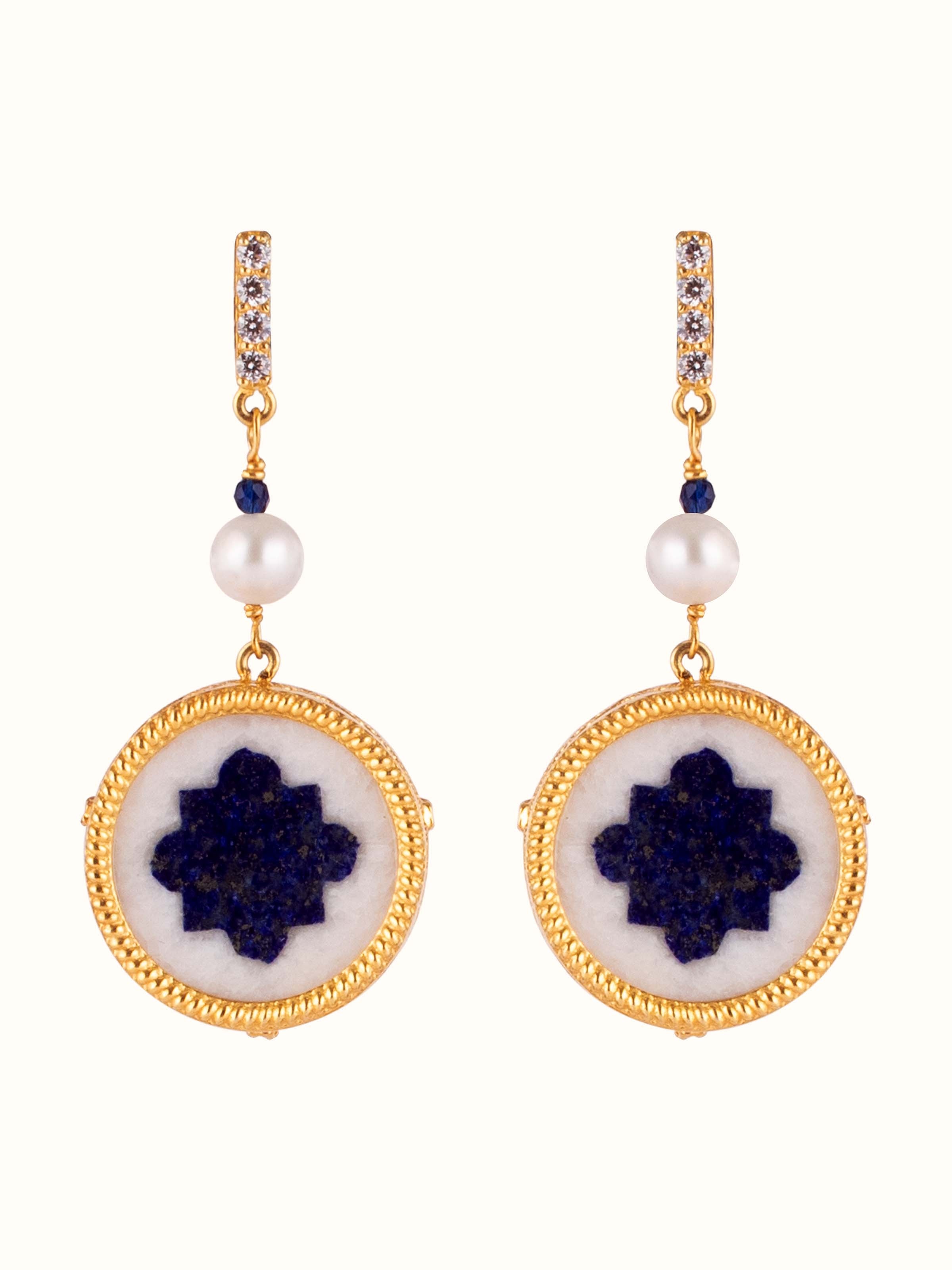 Parchinkari Silver Drop Earrings