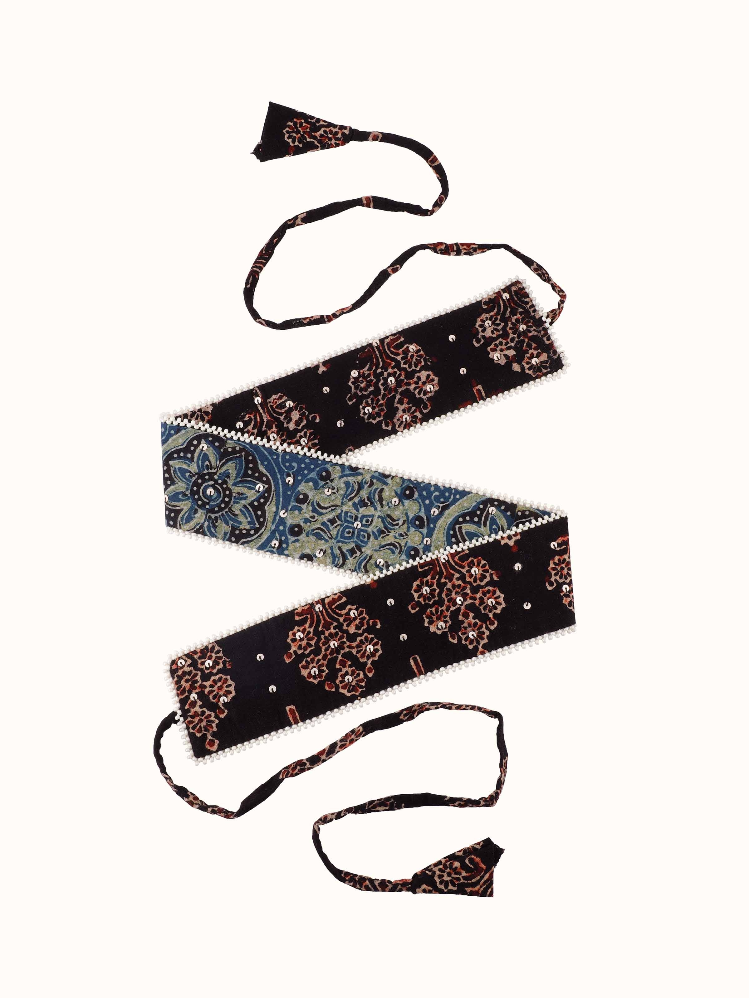 Ajrakh Waist Belt