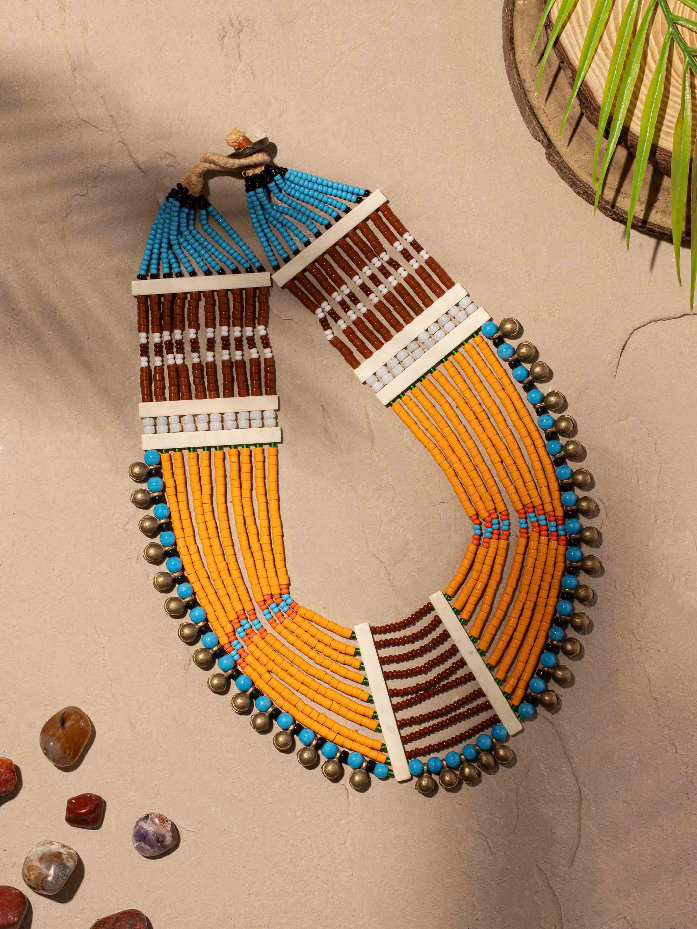 Side view of Handcrafted Drop Earrings highlighting the elegant drop design and craftsmanship.