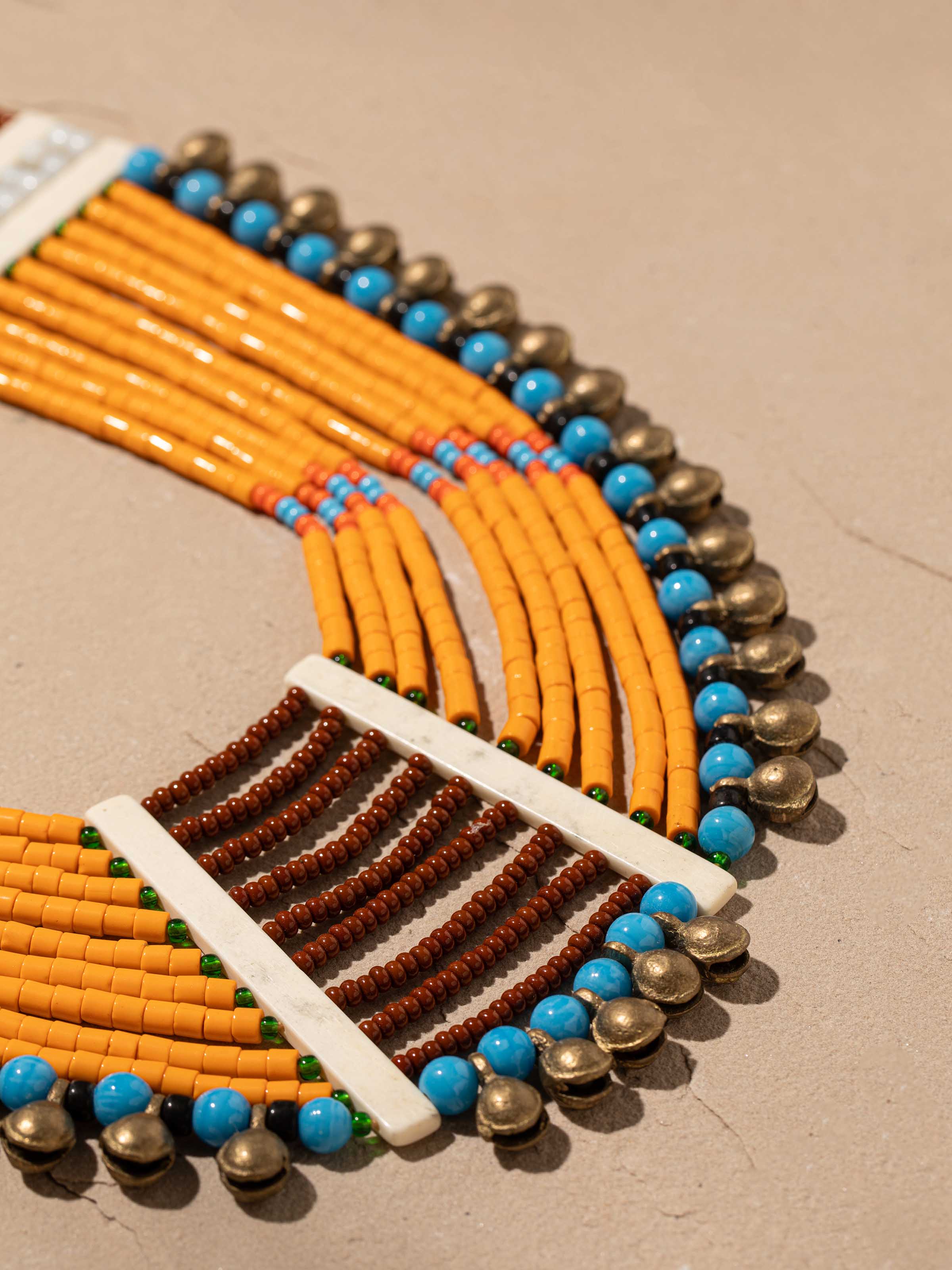 Detailed view of Handcrafted Drop Earrings highlighting the full design and fine craftsmanship.