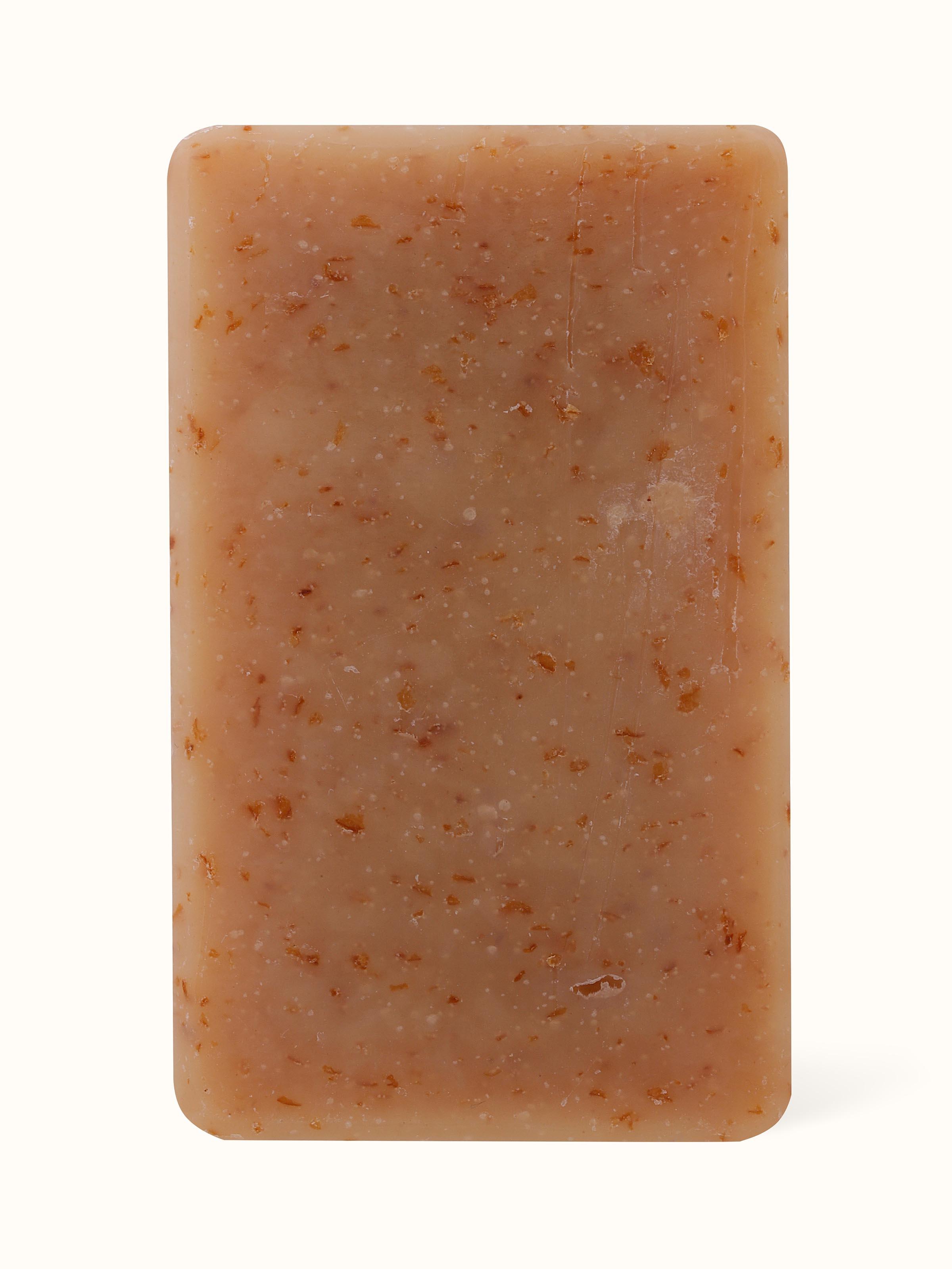 Front view of Handmade Soap Jasmine & Mogra showing the soap bar's elegant design and floral fragrance labeling.
