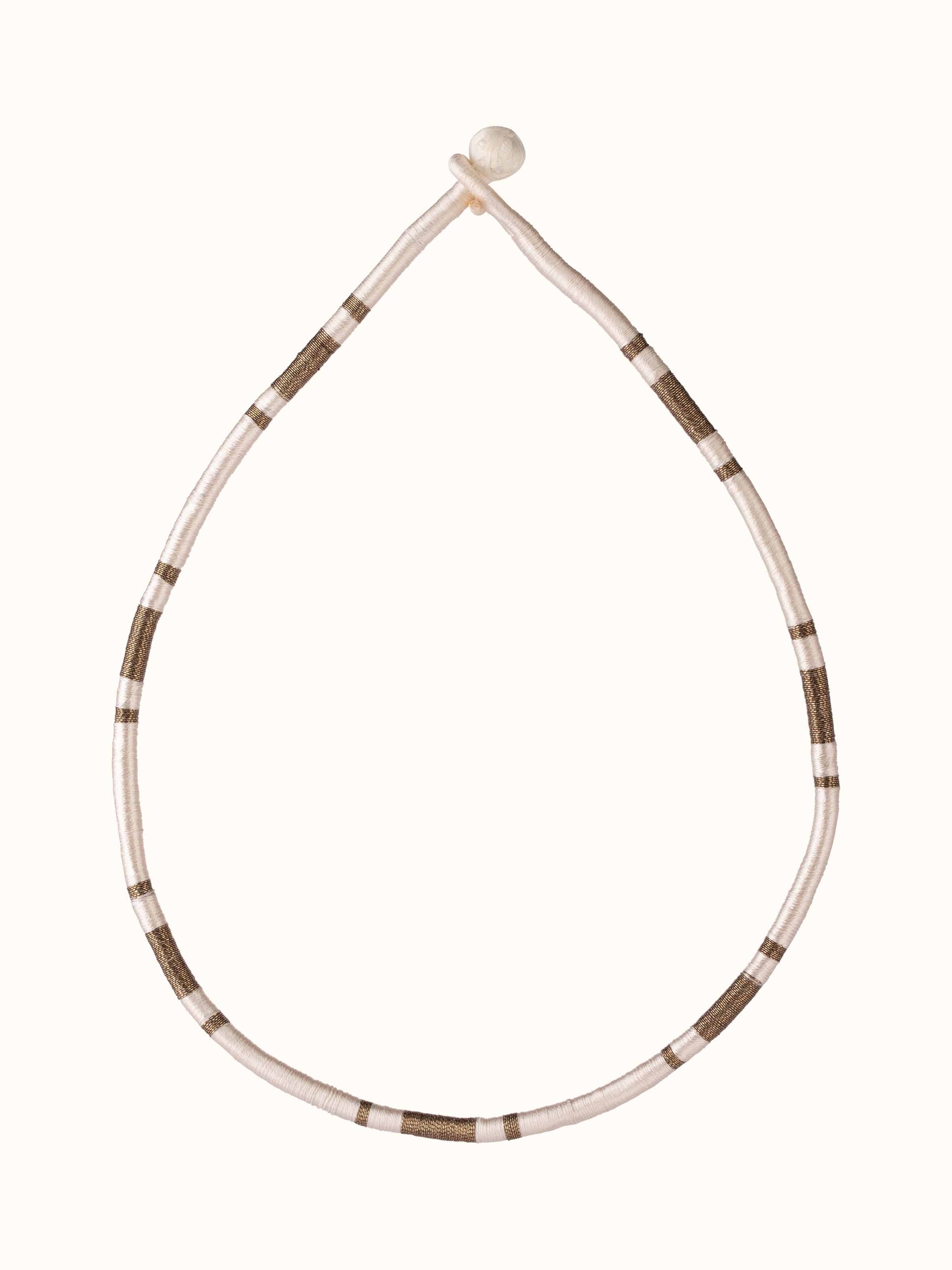 Front view of Patwa Collar Necklace, showcasing traditional design