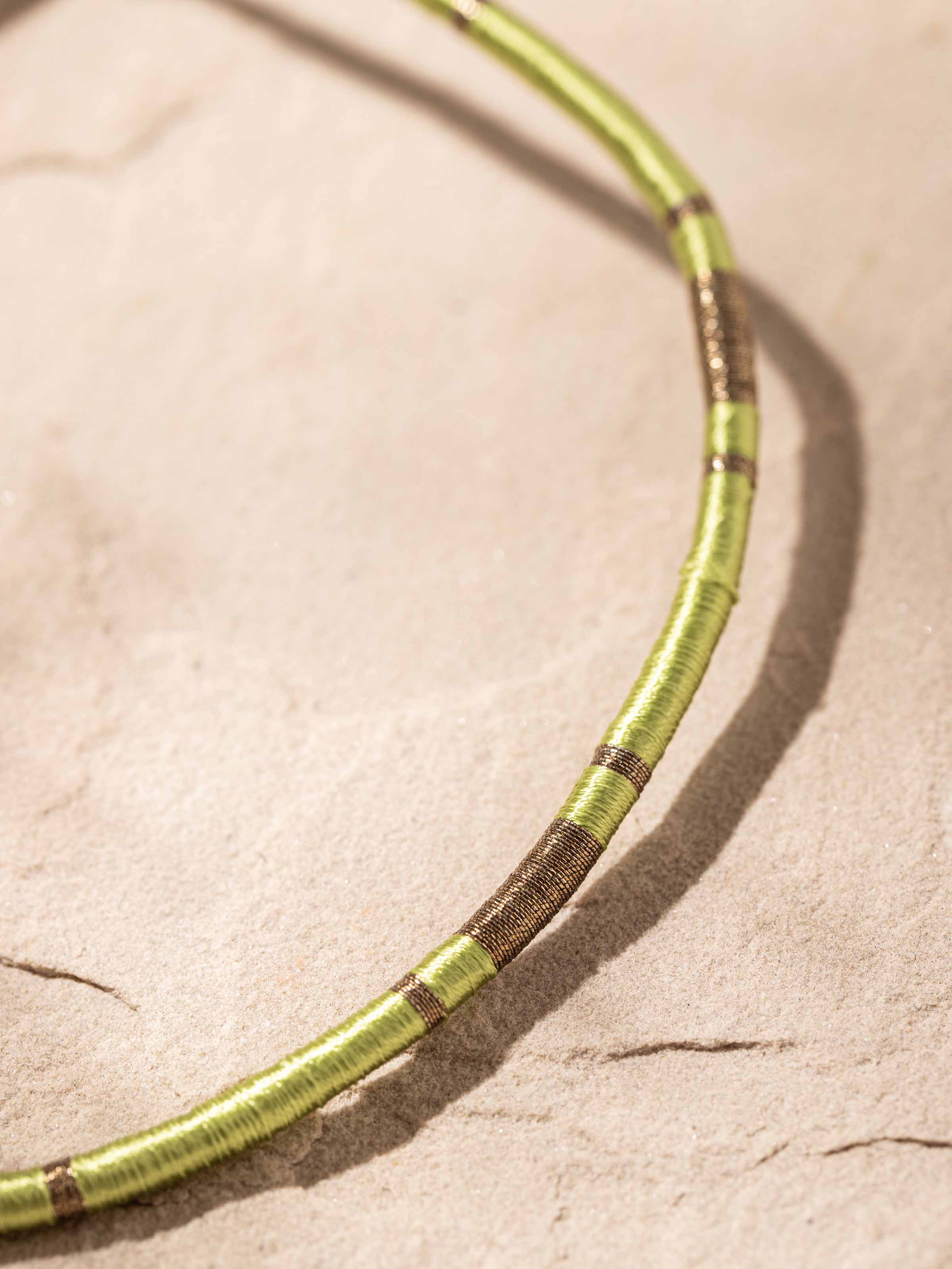 Detailed view of Patwa Collar Necklace showcasing the luxurious design and fine craftsmanship.