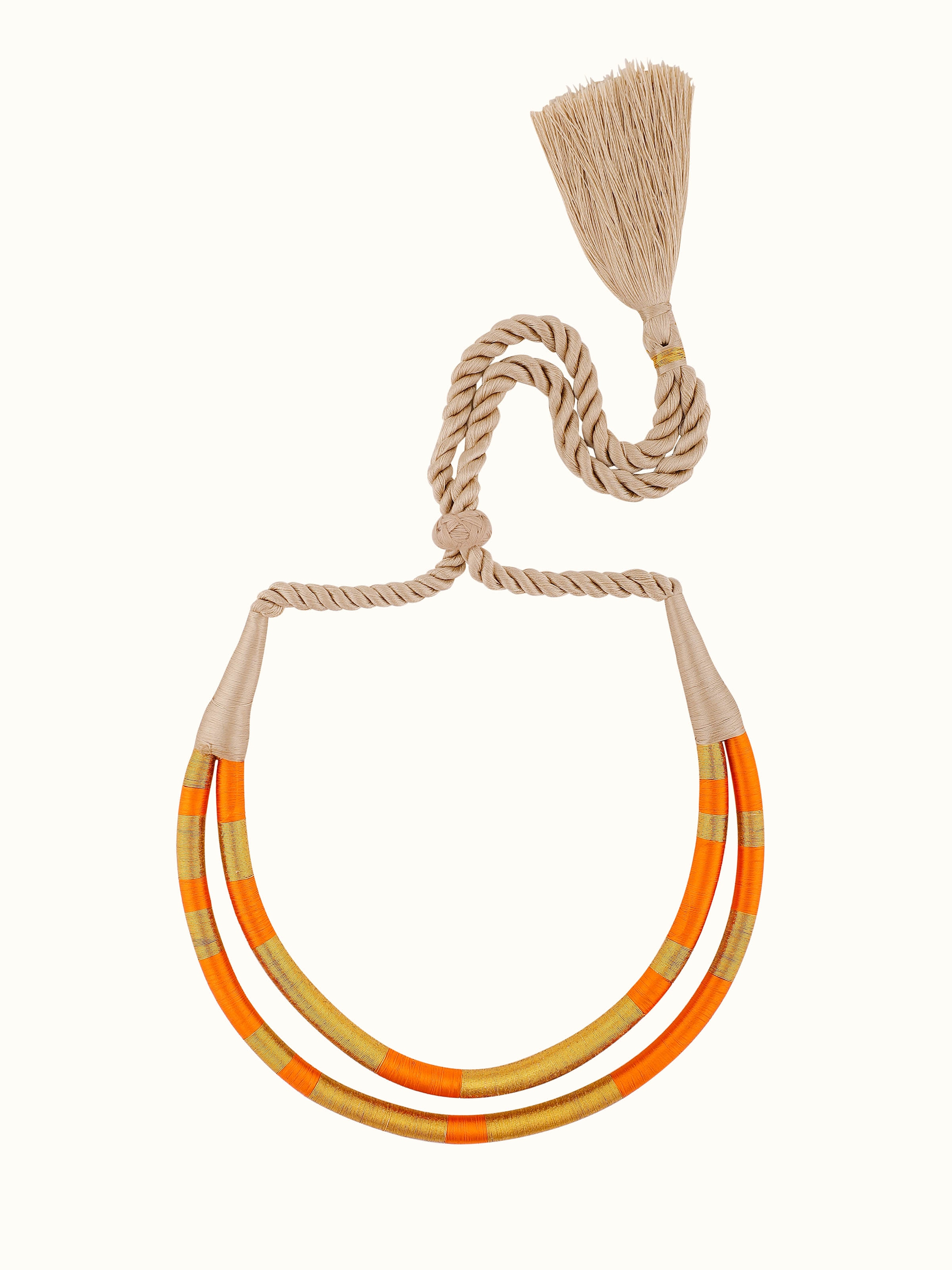 Front view of Crochet Drop Earrings showcasing their delicate crochet design.