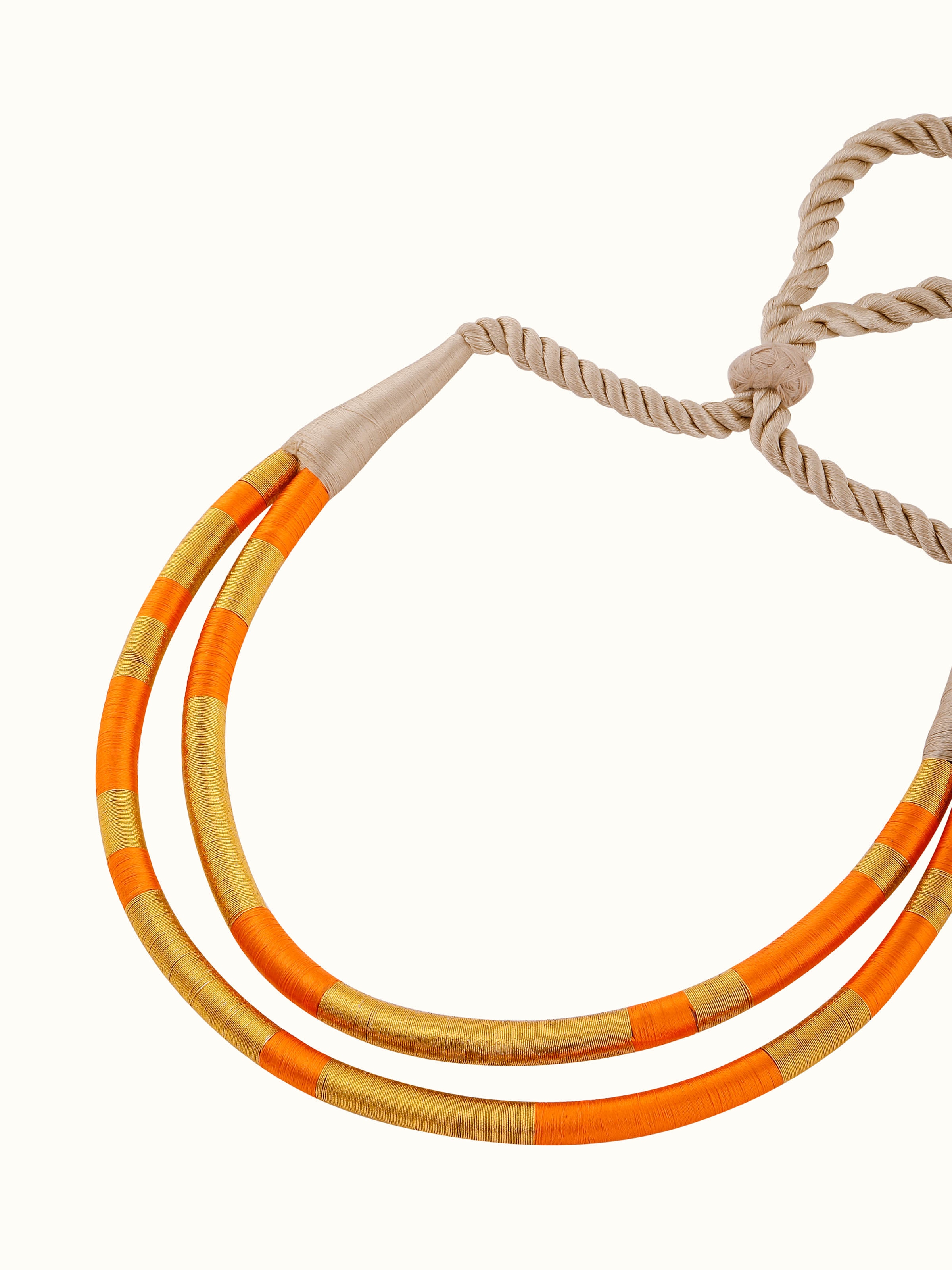 Back view of Crochet Drop Earrings showing the clasp and overall design.