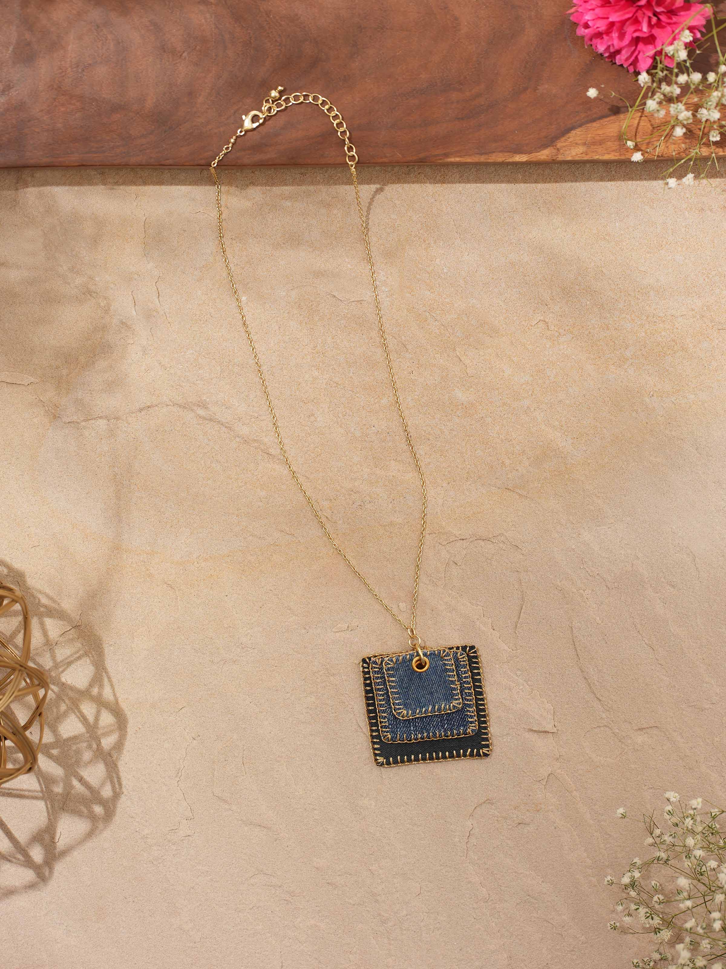 Upcycled Pendant with Chain