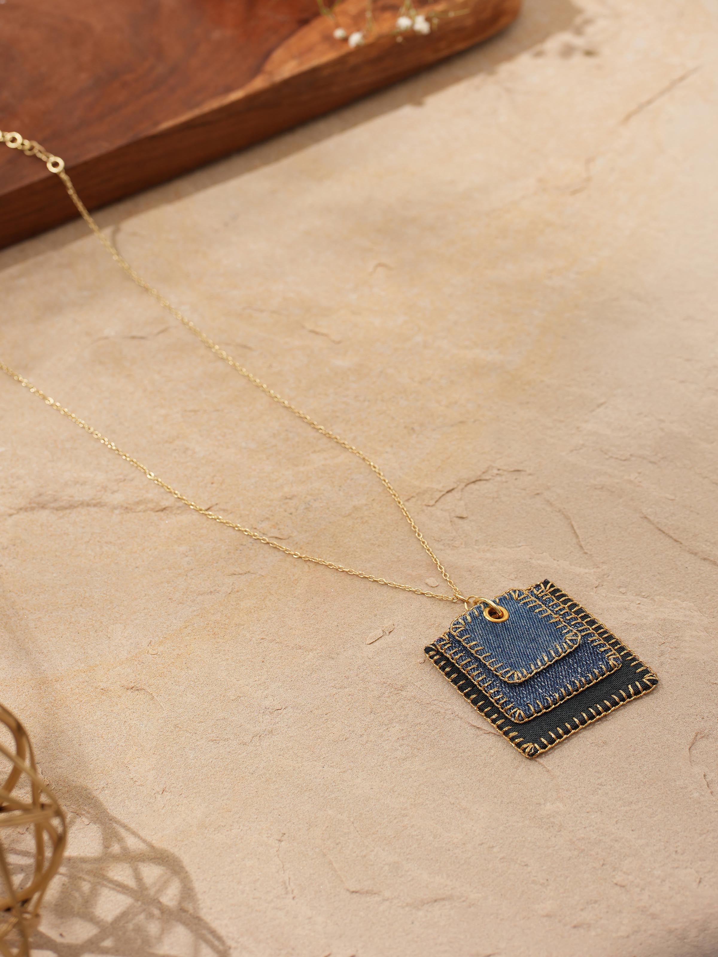 Upcycled Pendant with Chain