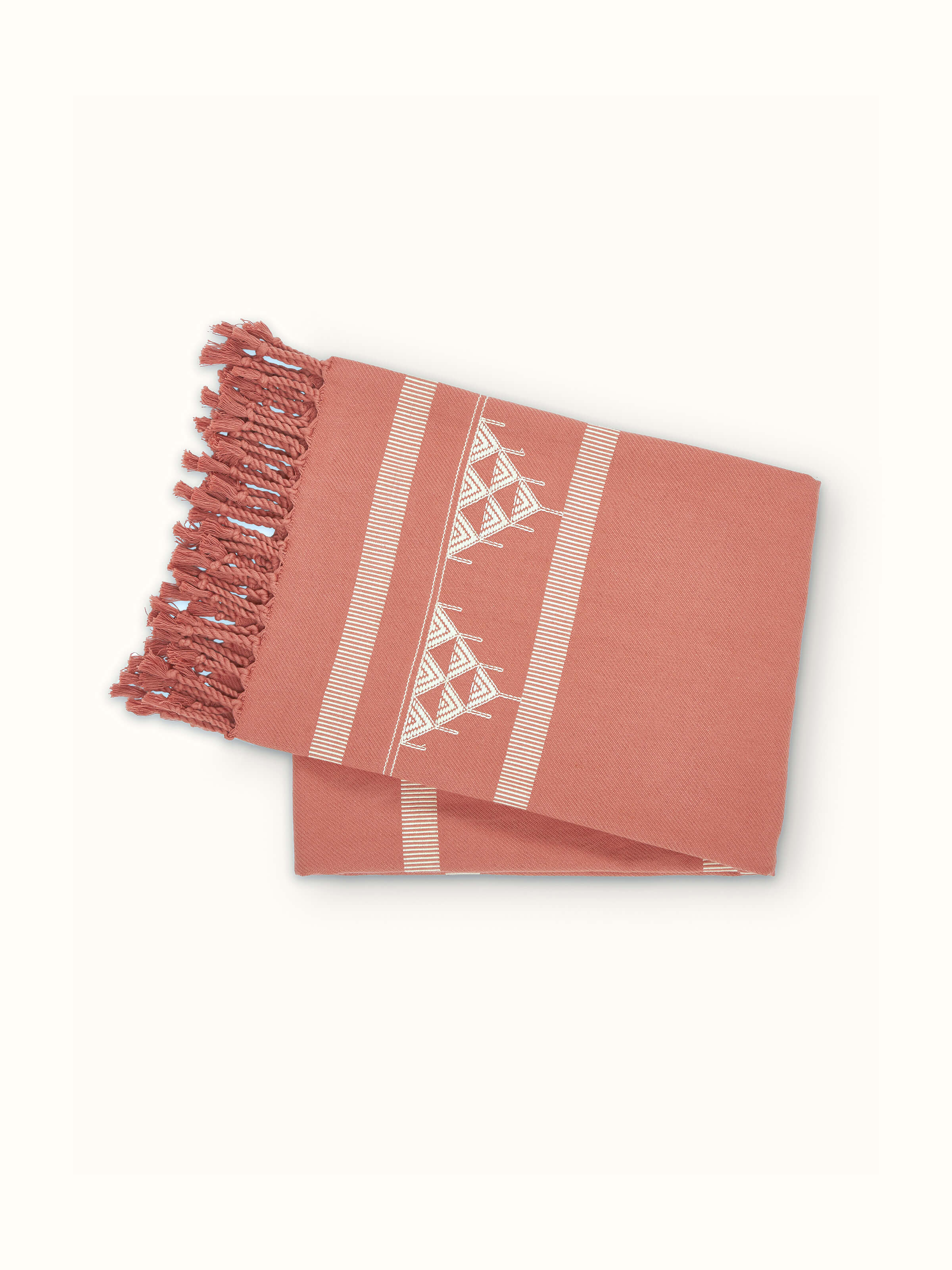 Rear view displaying the neat finish and weave backing