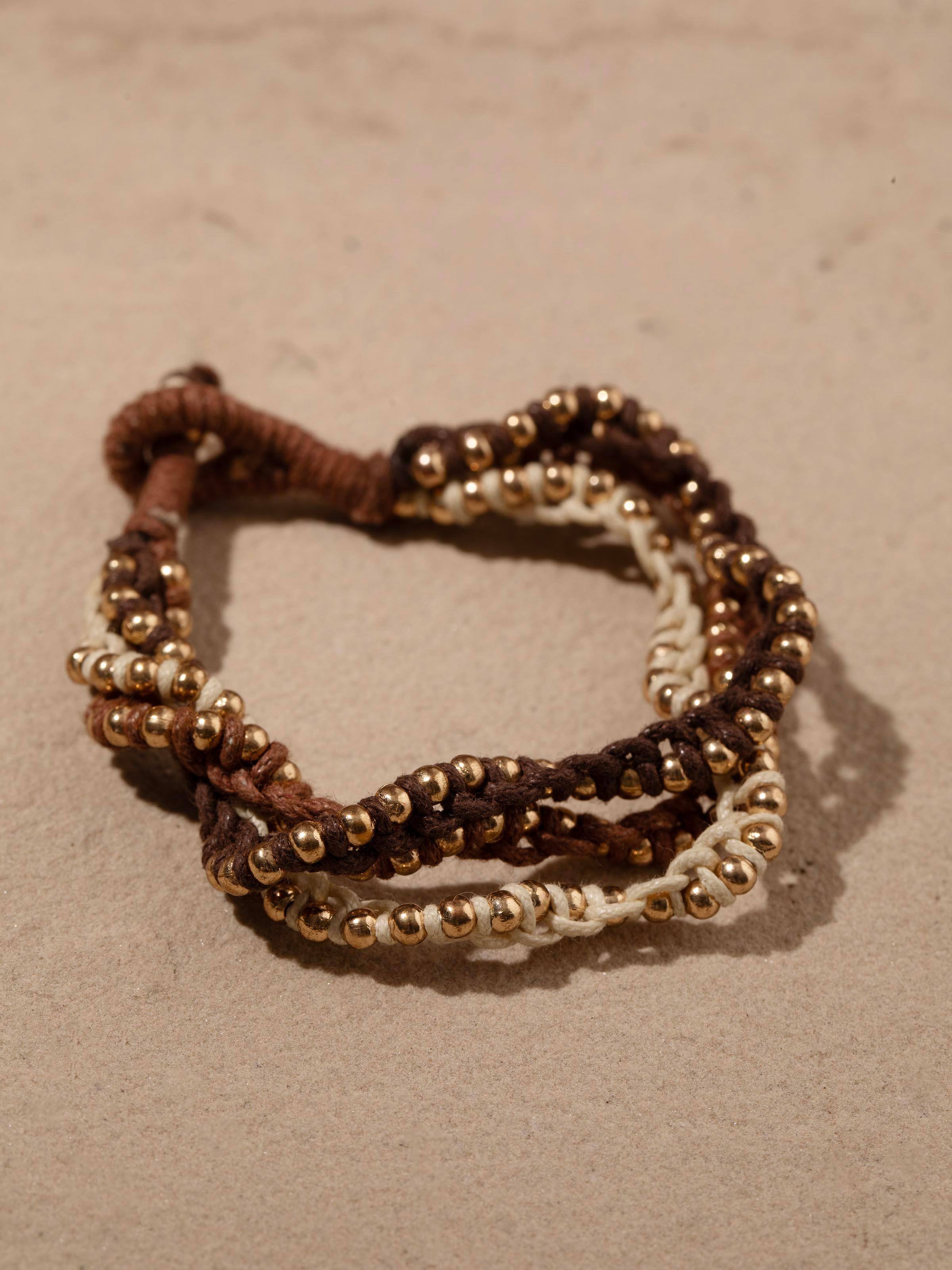 Back view of Lambani long necklace showing the secure clasp and overall design.