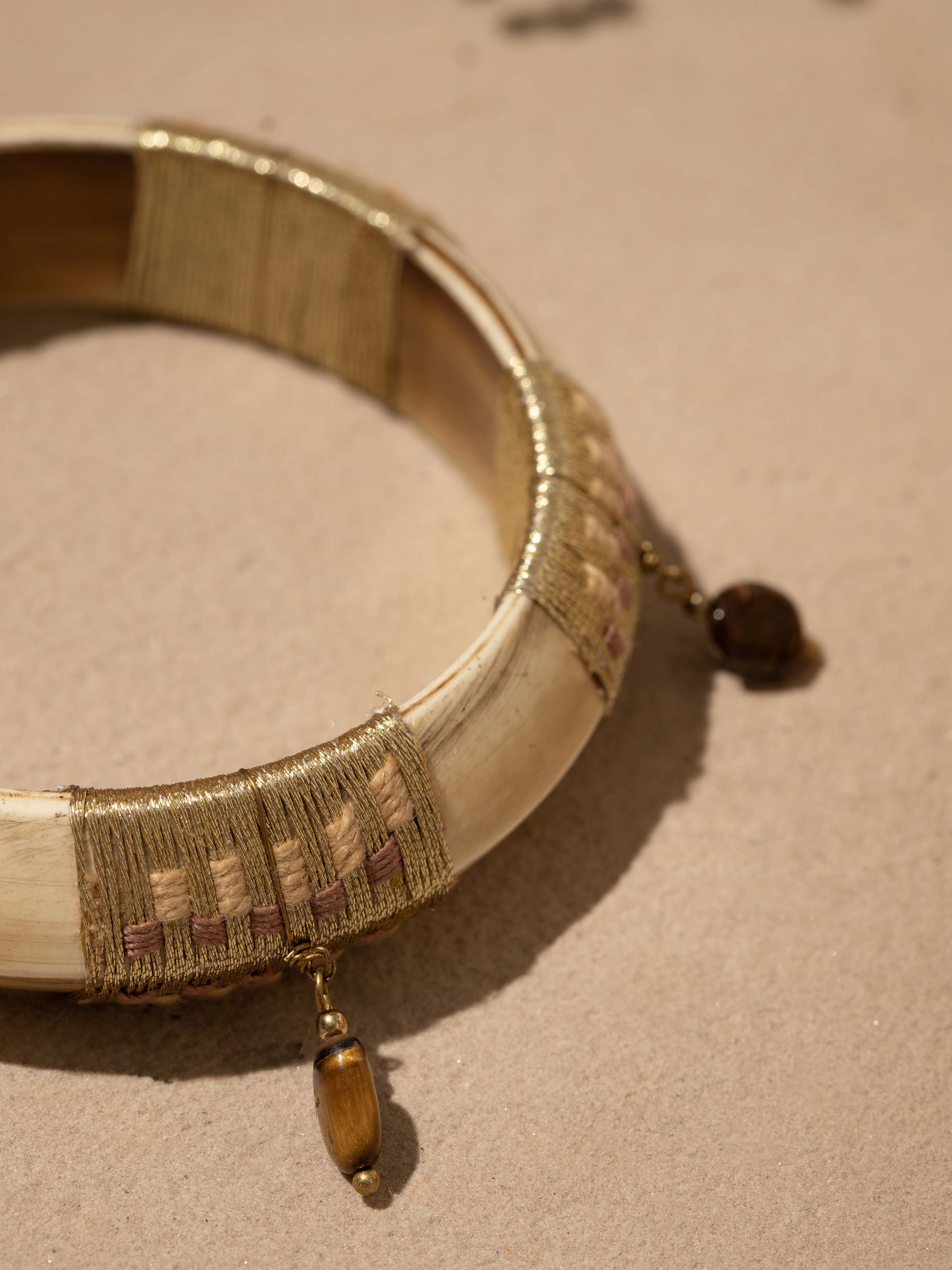 Back view of Handcrafted Flexible Bracelet highlighting the bracelet’s clasp and overall design.