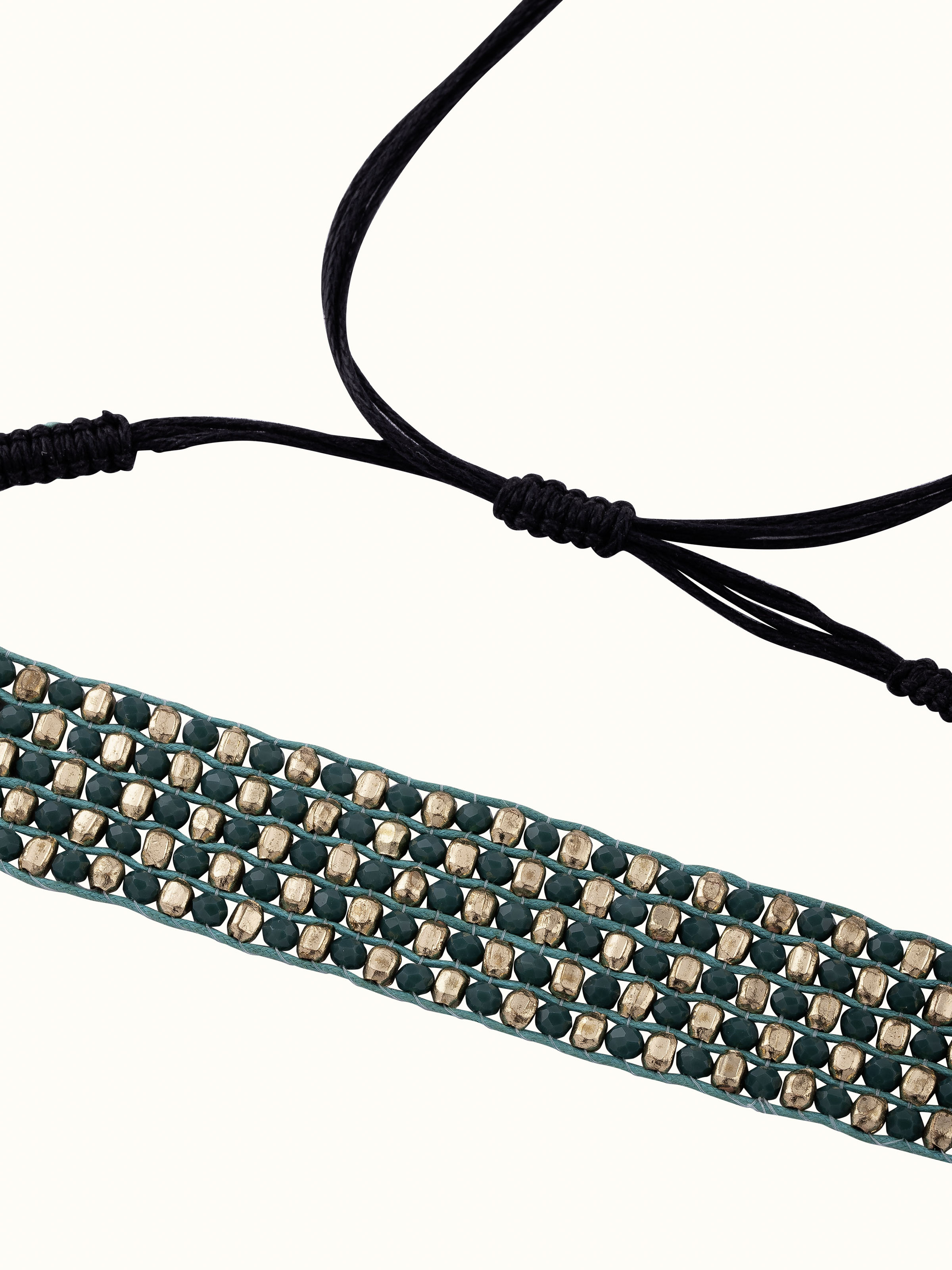 Angled view of Handcrafted Choker emphasizing its elegant and detailed design.
