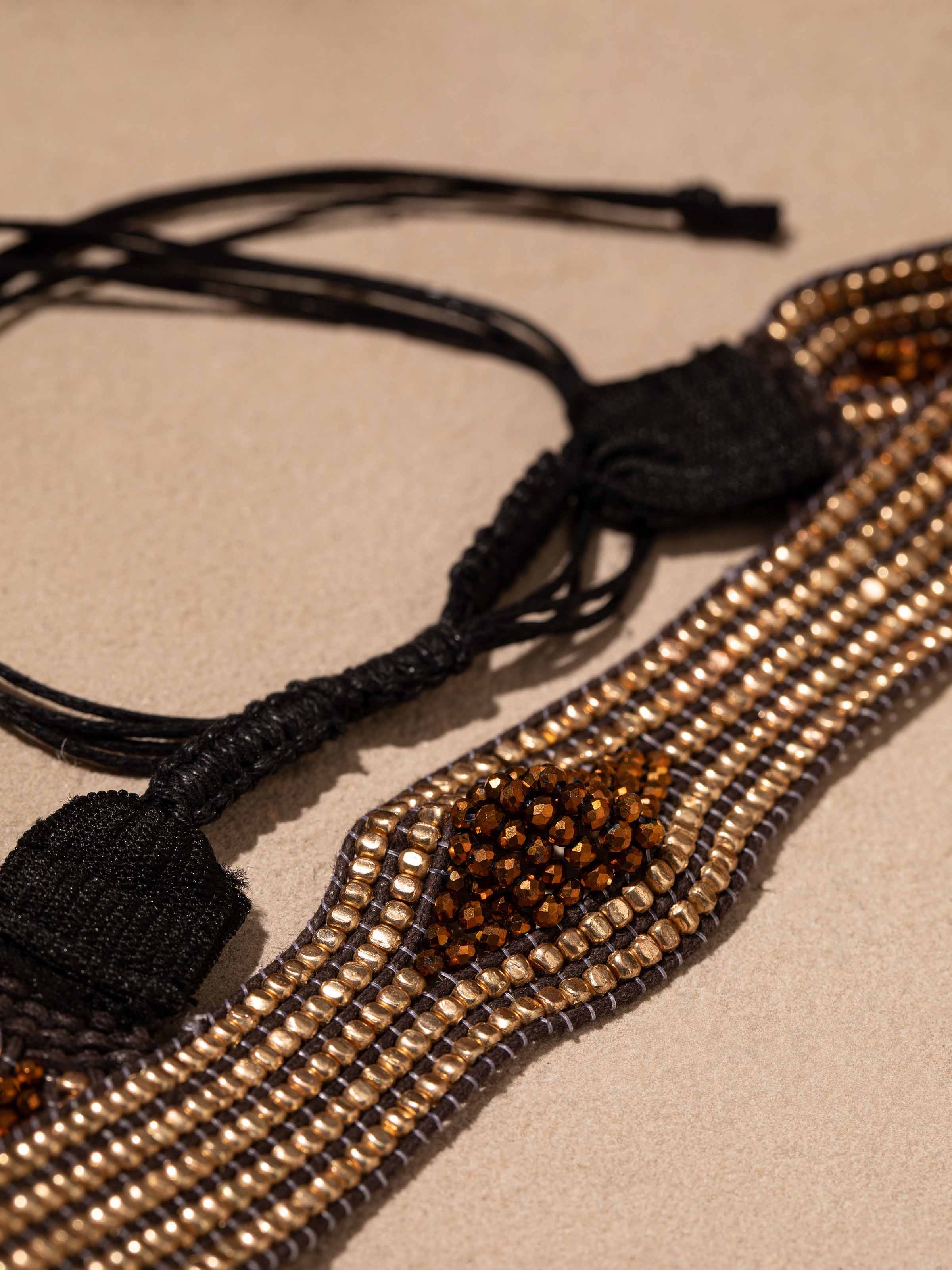 Detailed image of Handcrafted Choker emphasizing the intricate design and craftsmanship.