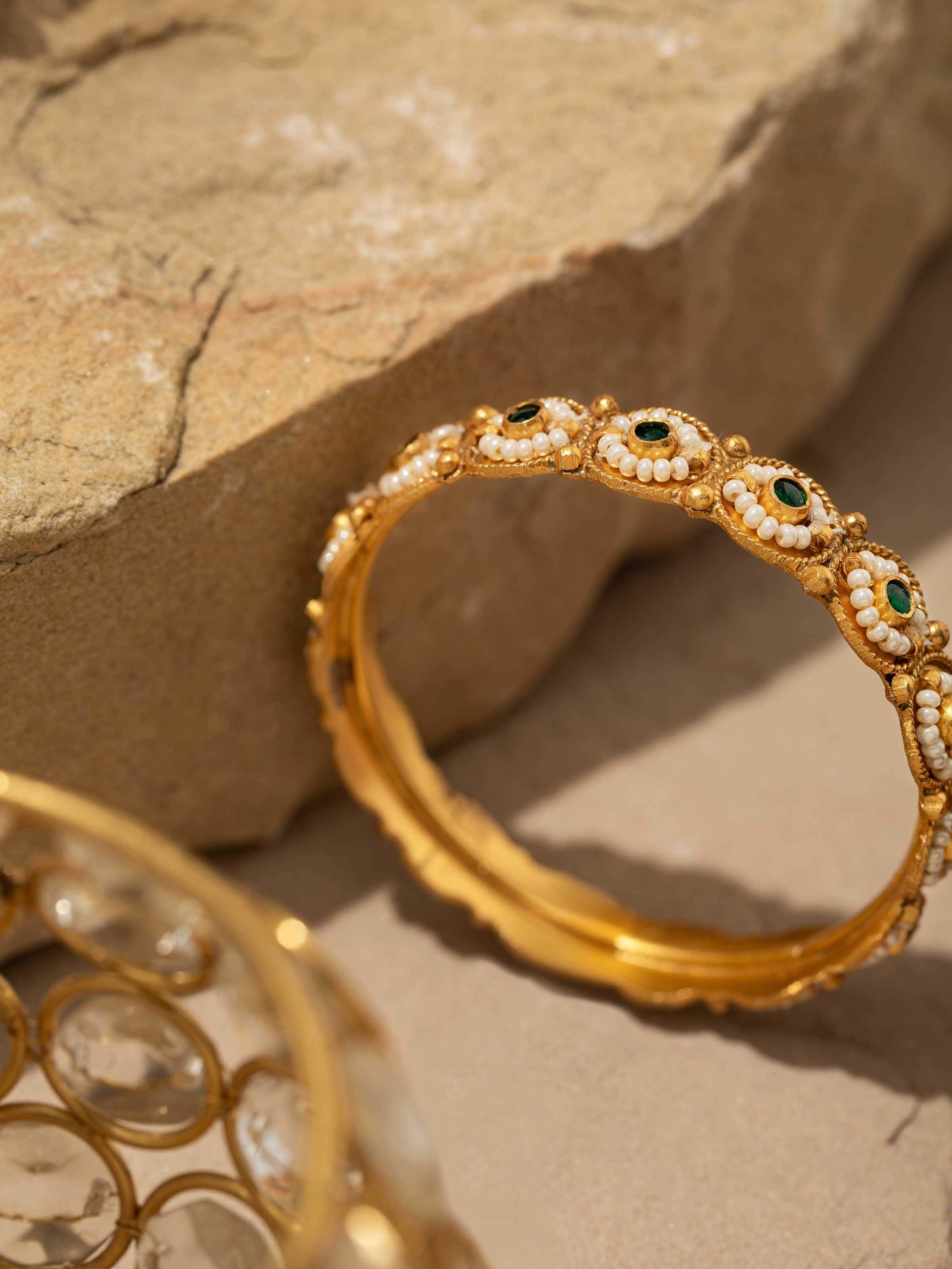 Detailed image of Silver Smithing Bangle focusing on the refined texture and quality of silver.