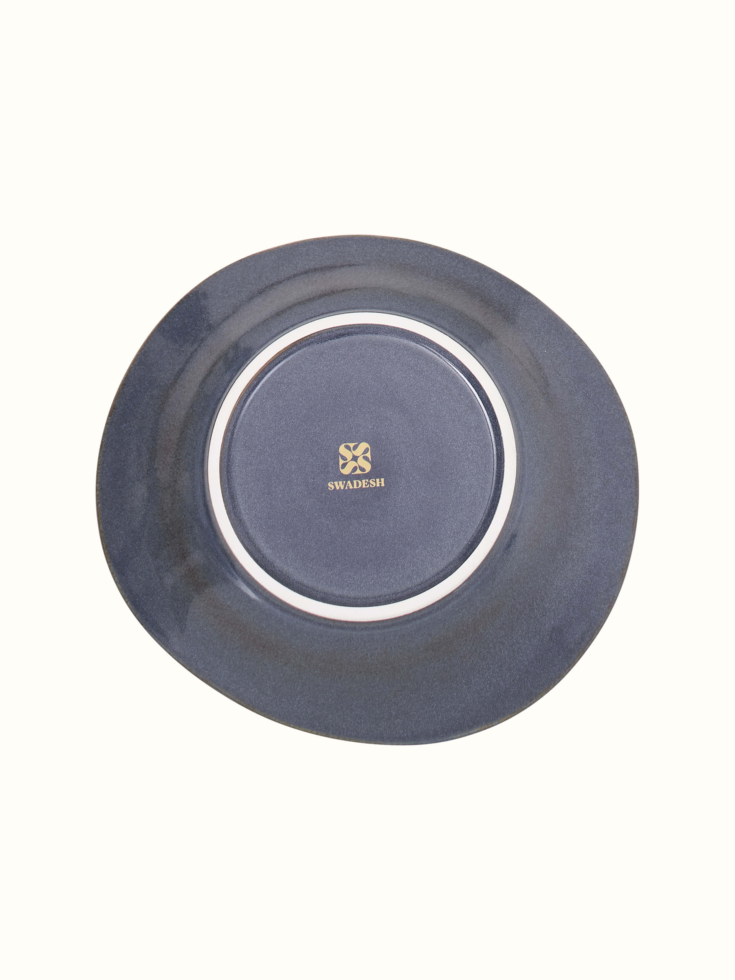 Overview of Khurja pottery ceramic serving bowl black emphasizing its sleek design and quality craftsmanship
