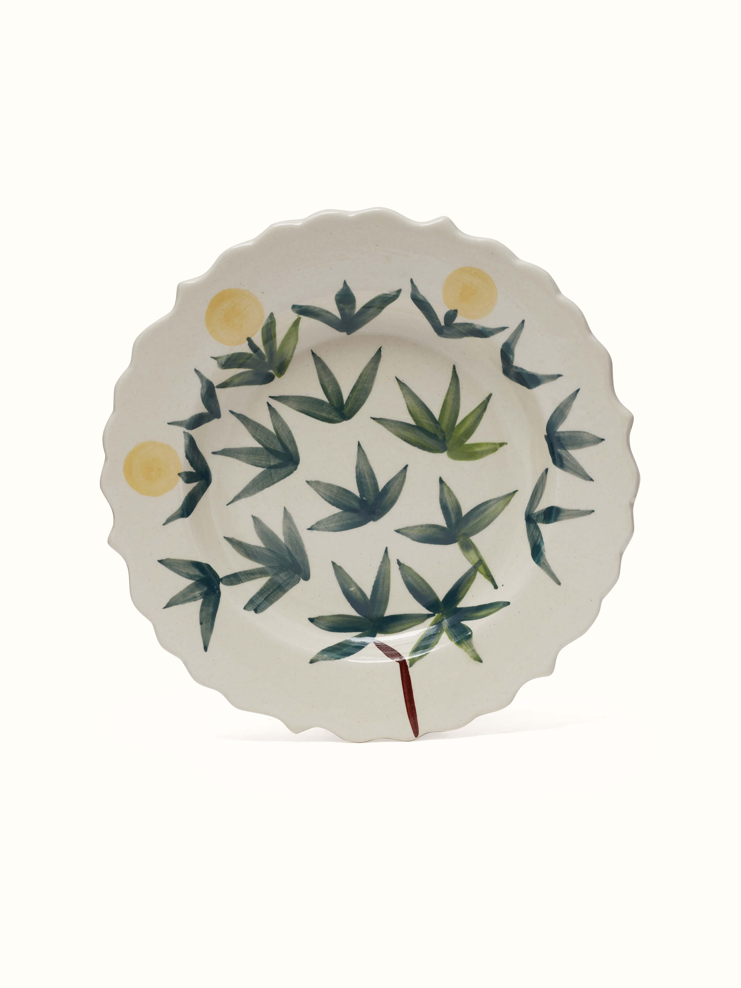 Front view of Cheriyal Village Women Painting highlighting the vibrant colors and details.