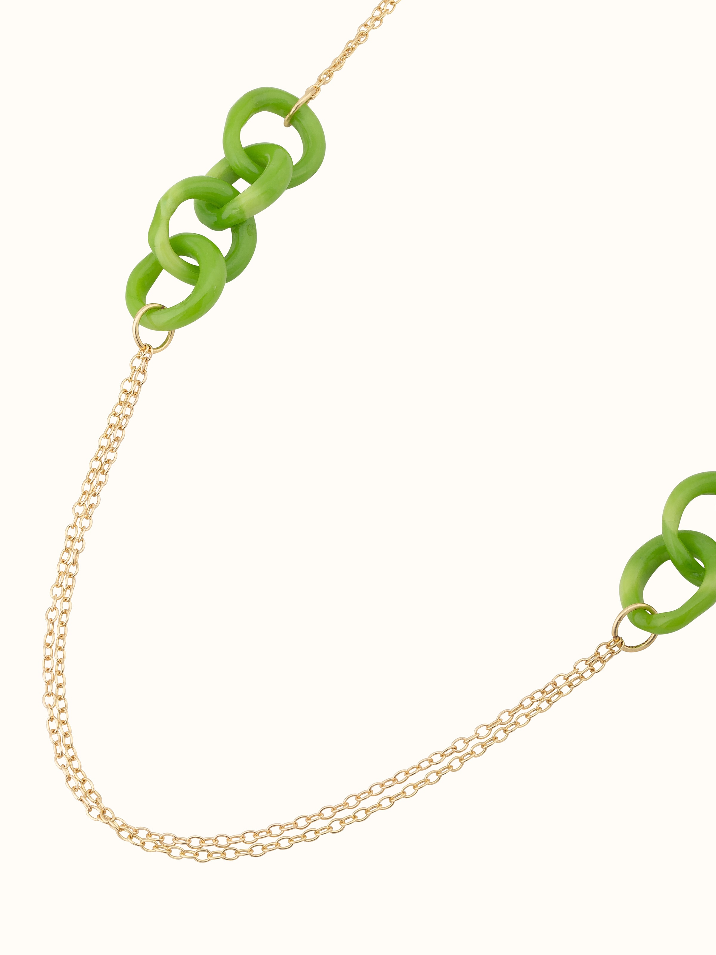 Angled view of Jaipur Meenakari 22 Karat Gold Pendant & Chain displaying the elegant design and meenakari details.