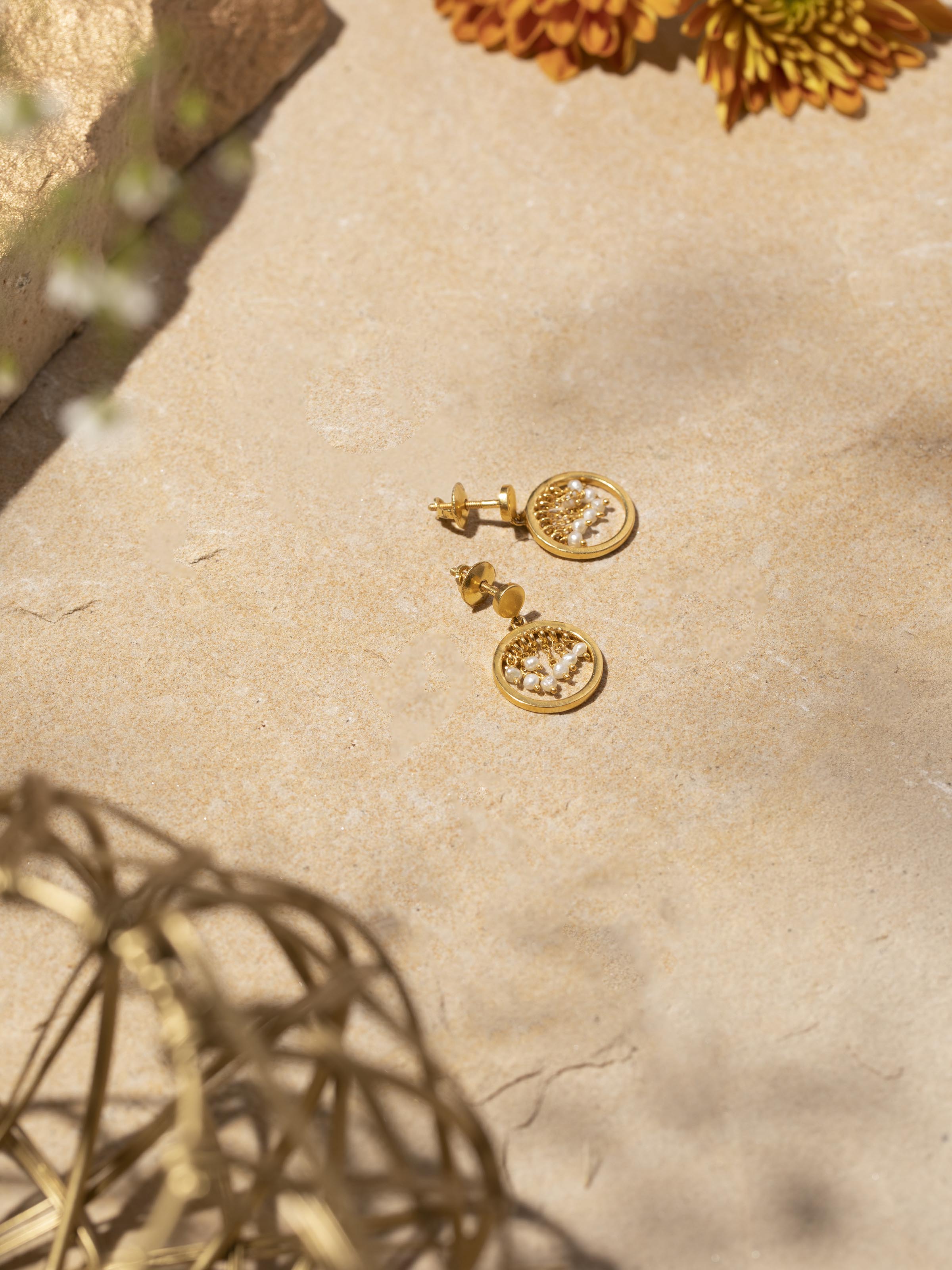 Silver Smithing Drop Earrings