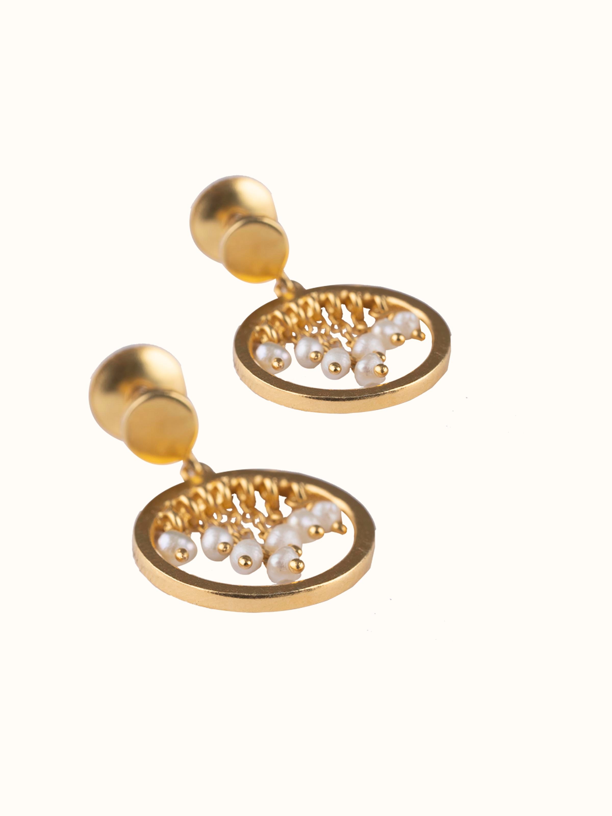 Silver Smithing Drop Earrings