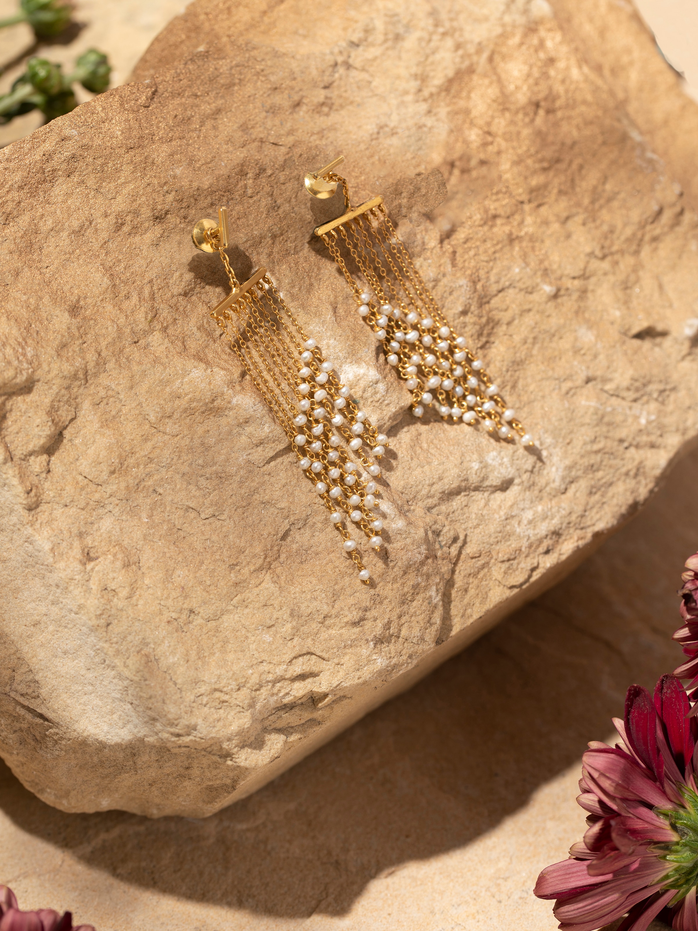 Silver Smithing Drop Earrings