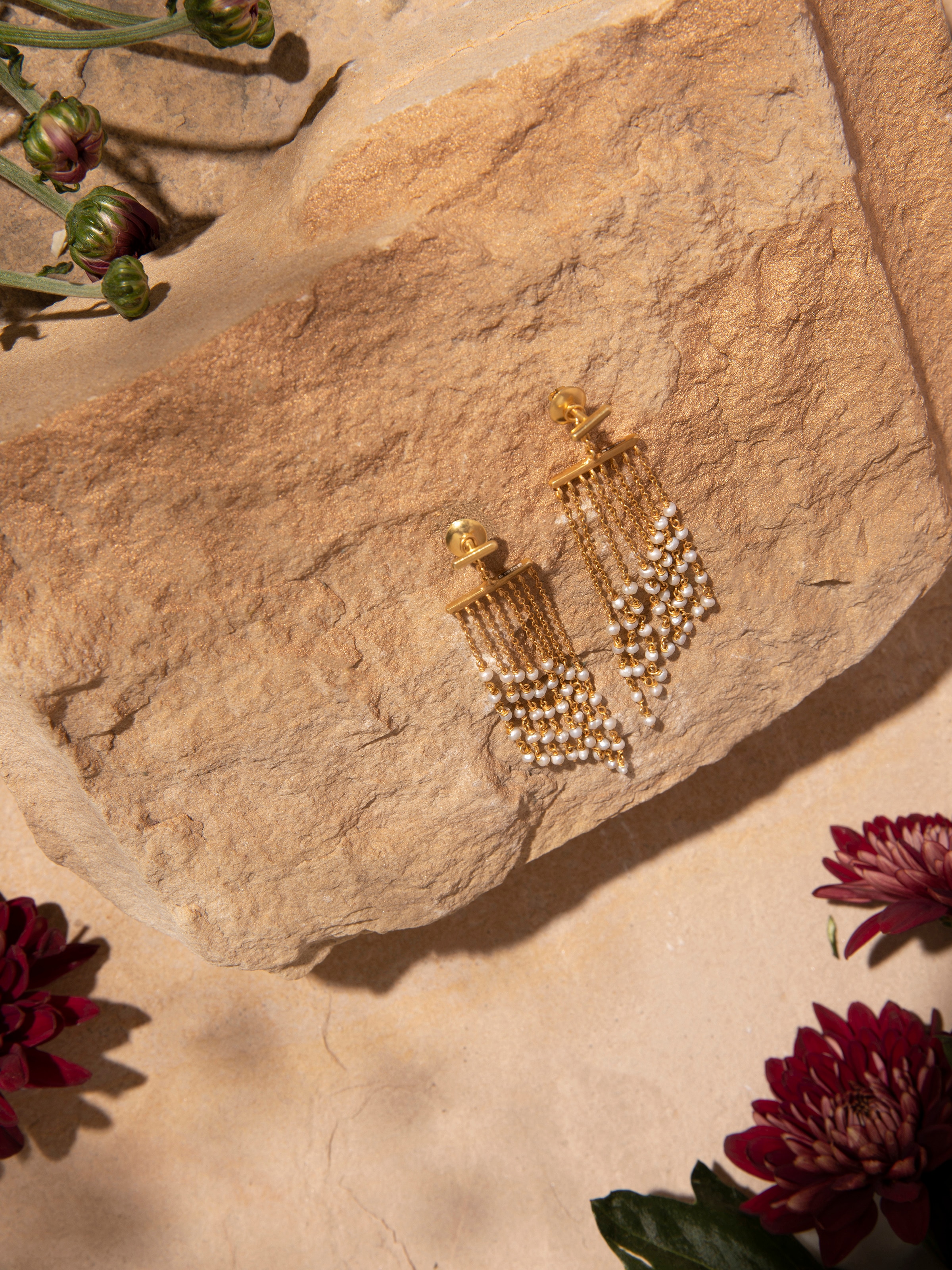 Silver Smithing Drop Earrings