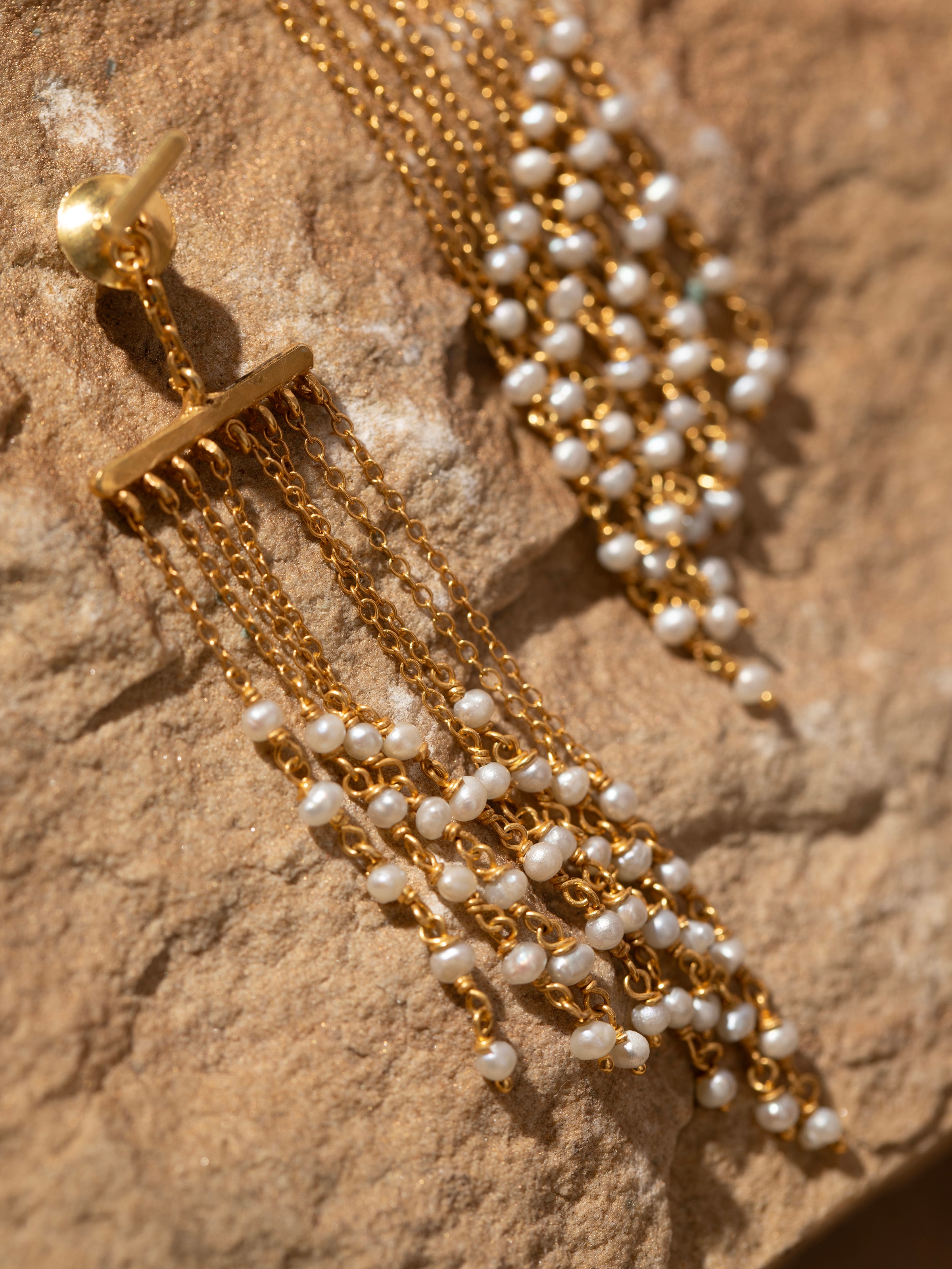 Silver Smithing Drop Earrings