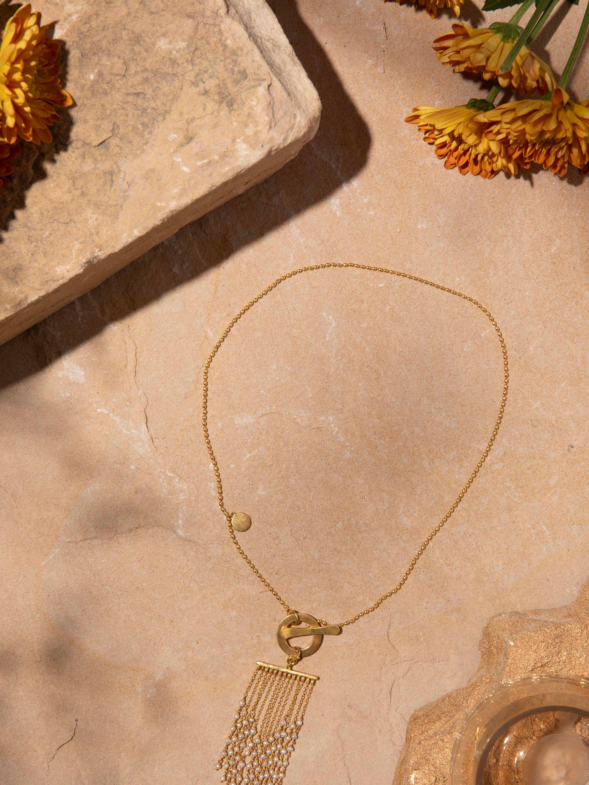Angled view of Silver Smithing Collar Necklace emphasizing the intricate silverwork.