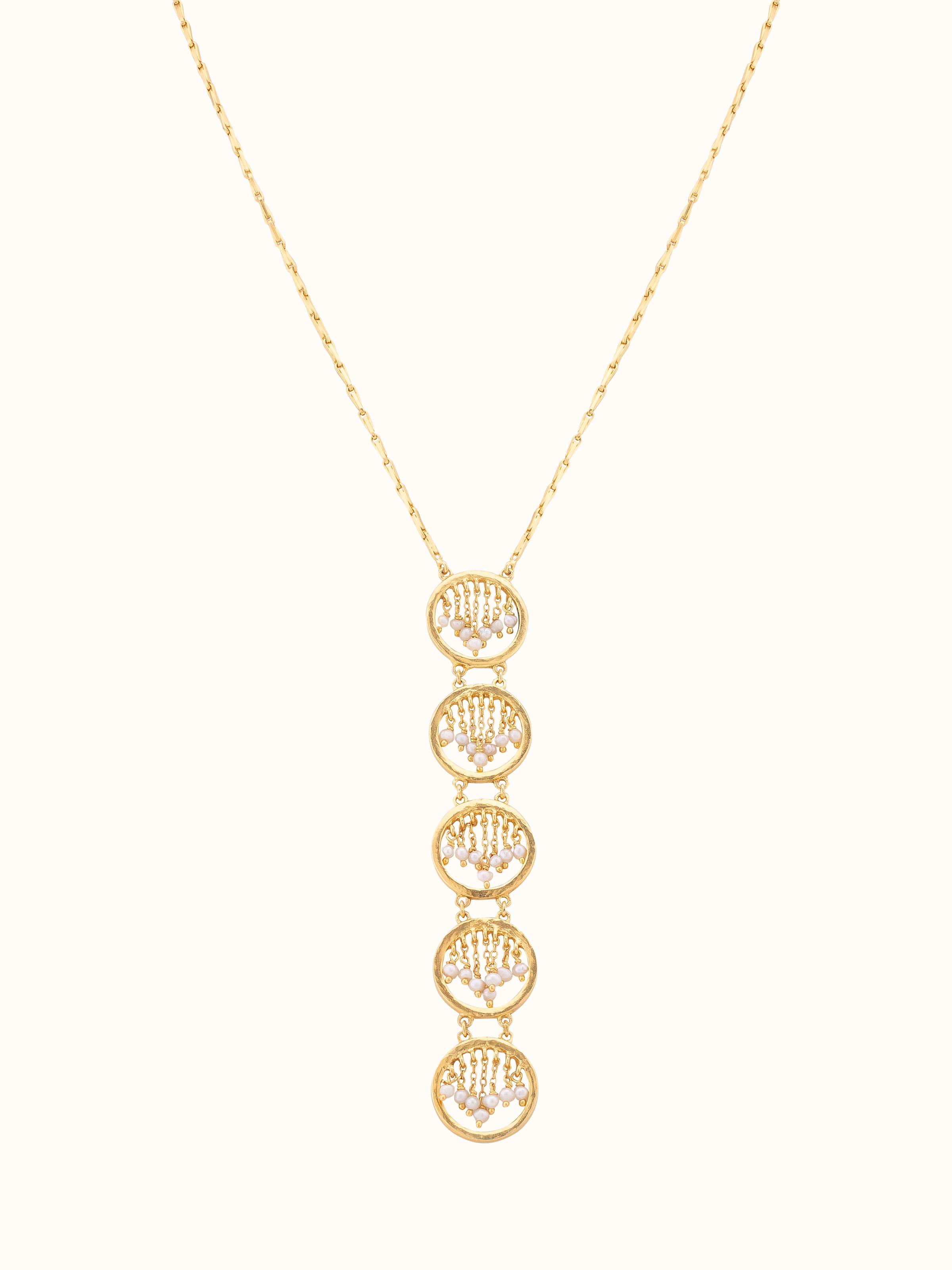 Silver Smithing Long Necklace