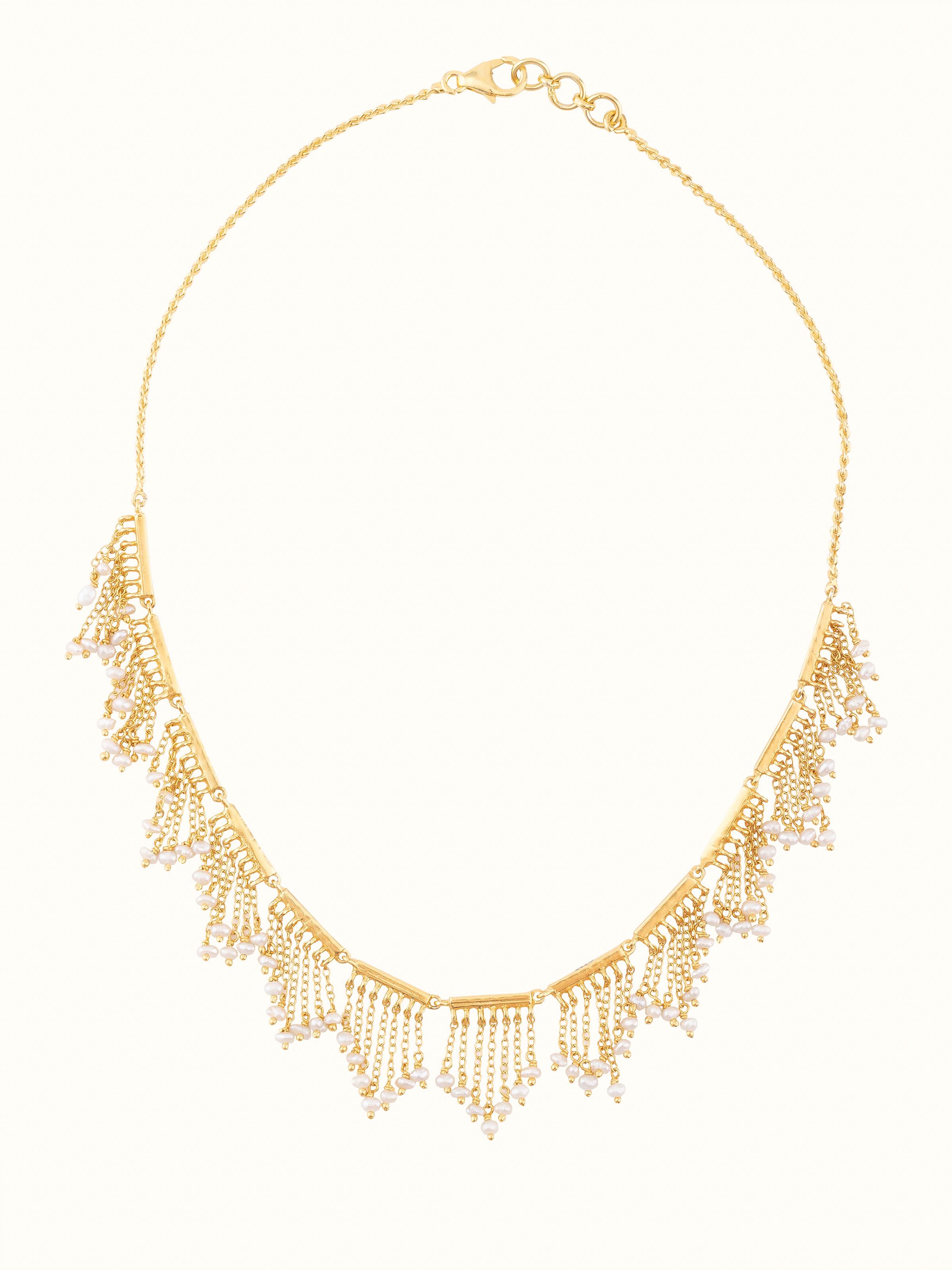 Front view of Silver Smithing Choker highlighting detailed silverwork and modern design.