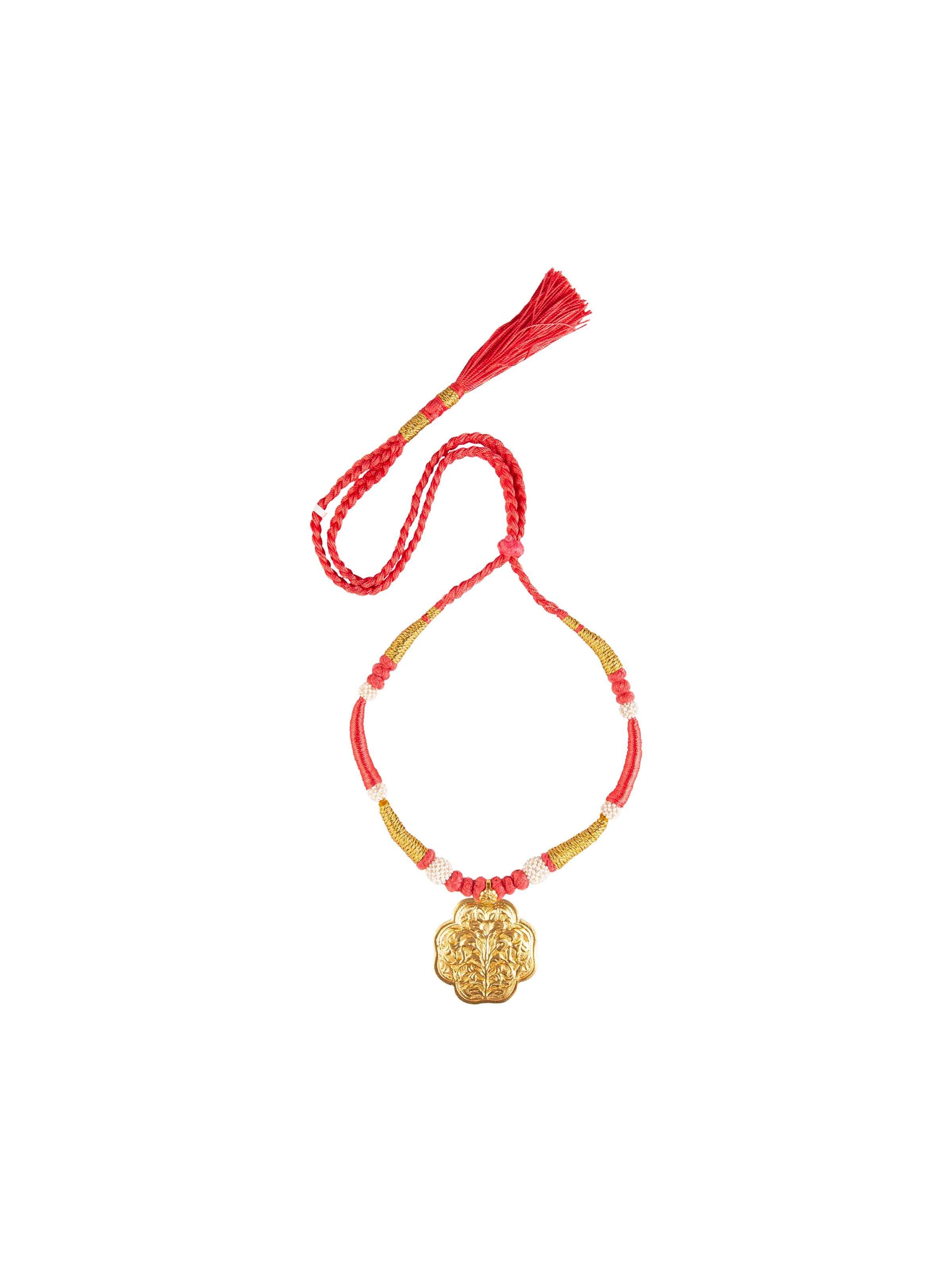 Front view of Chitai Silver Collar Necklace showing intricate silver smithing and detailed pattern