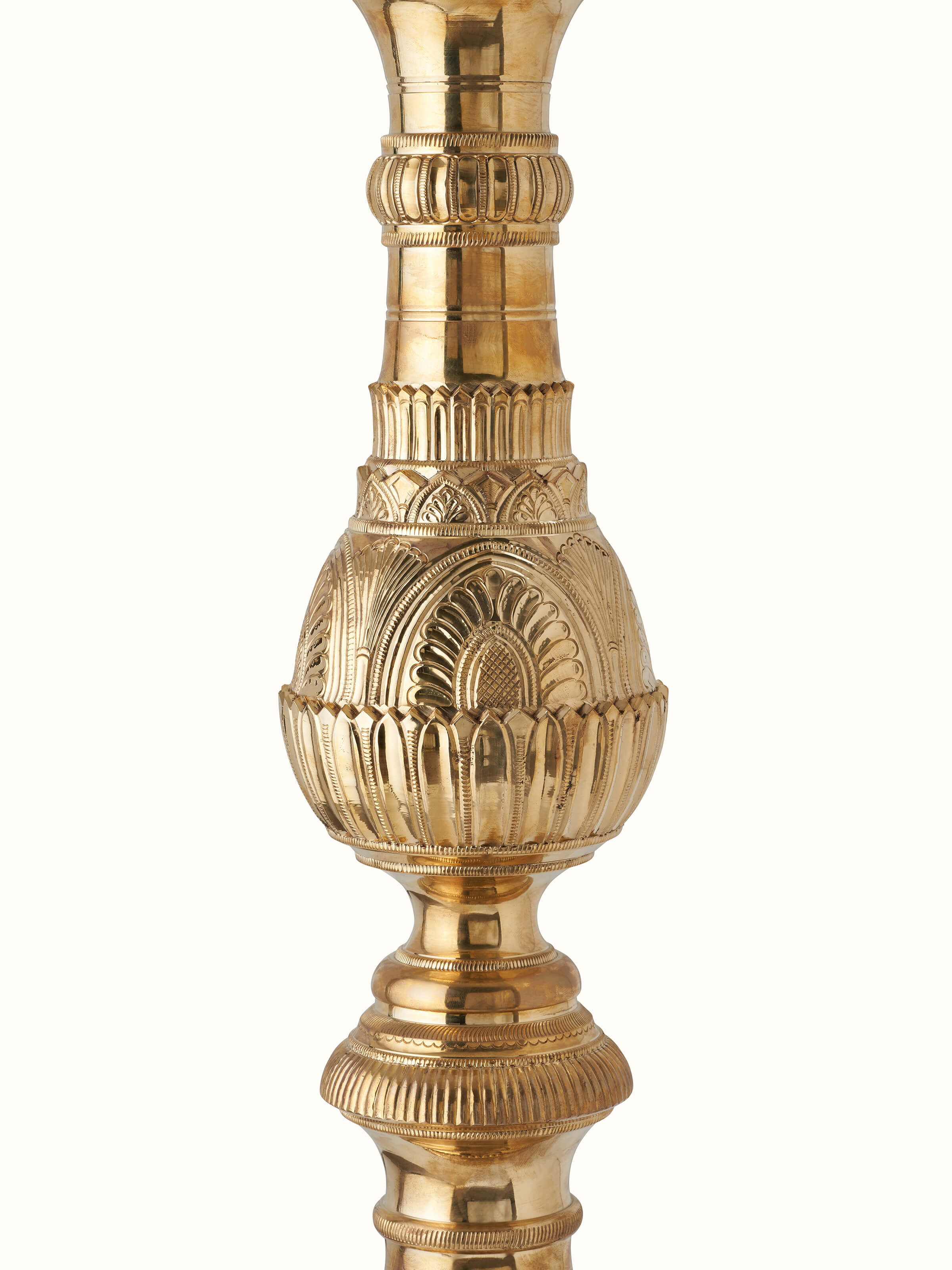 Traditional Brass Vilakku Stand Diya