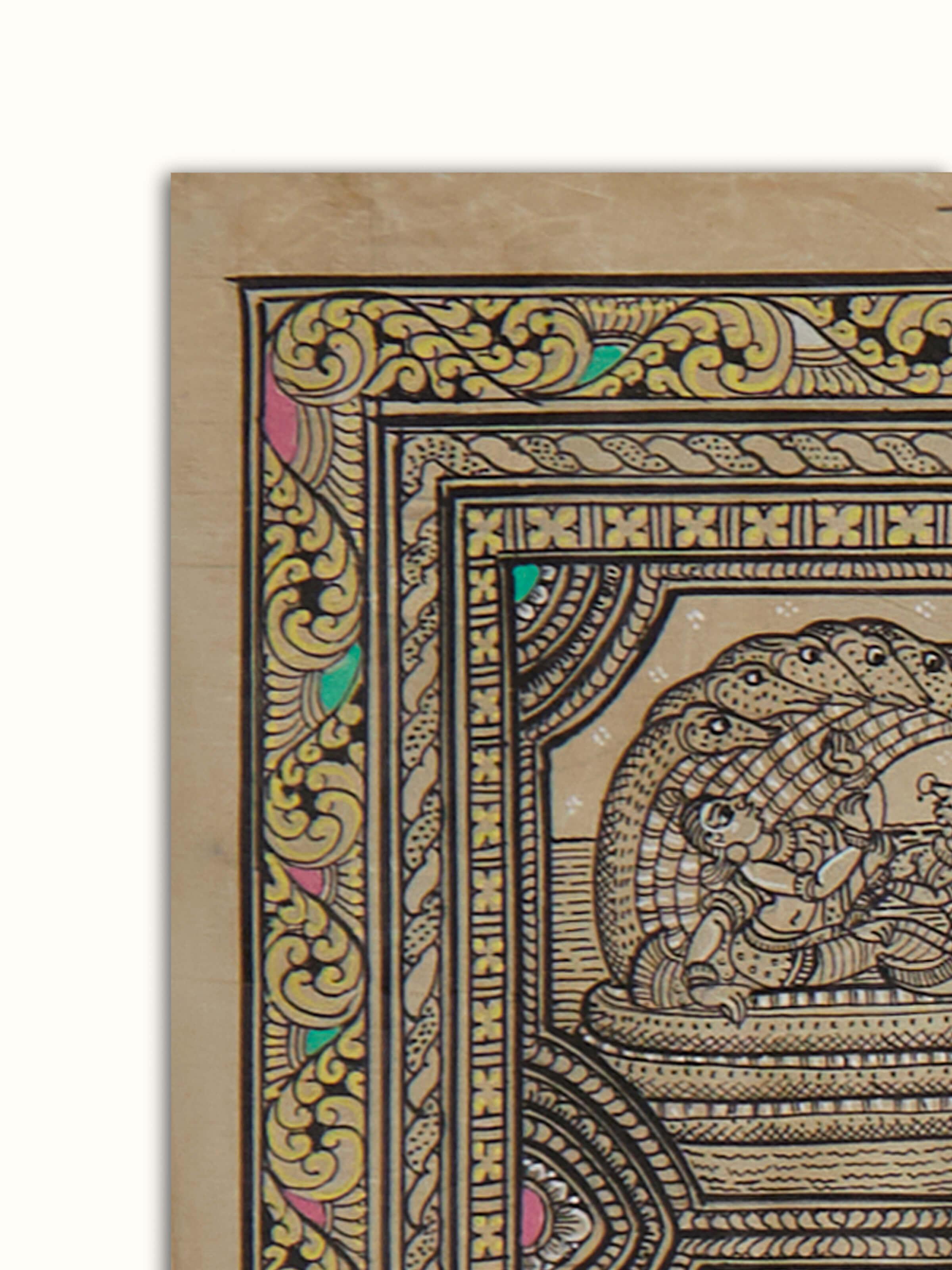 Pattachitra Lord Krishna Leela Painting