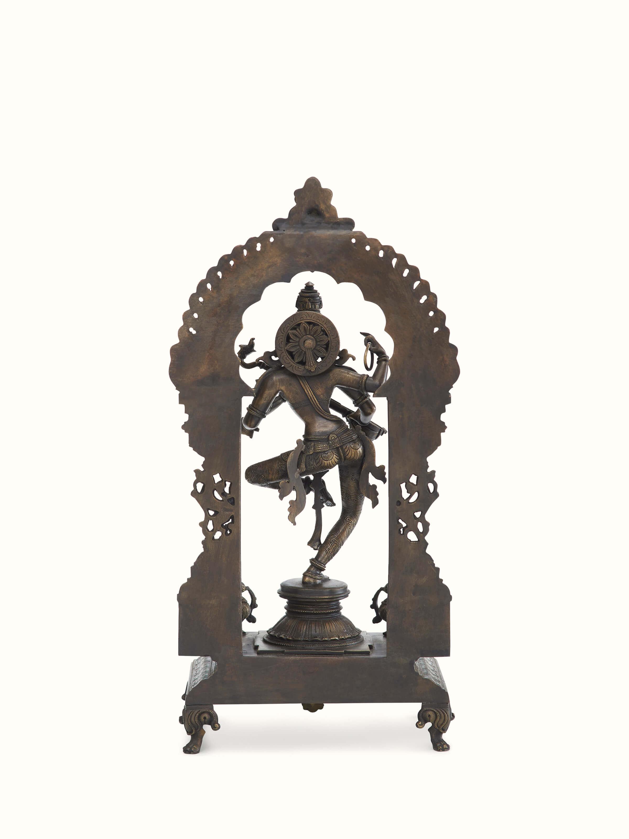 Dancing Saraswathi with Arc Bronze Casting Idol