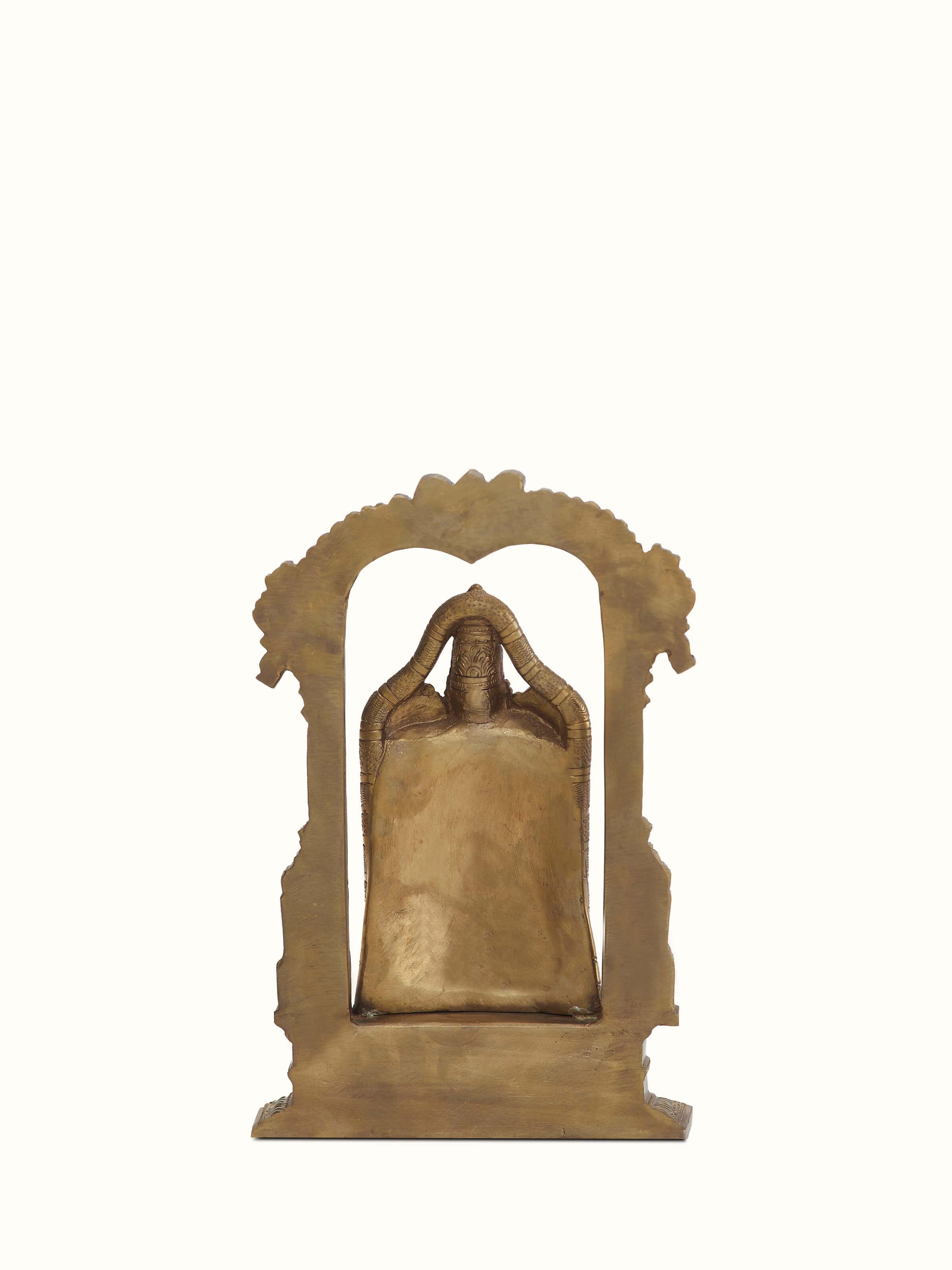 Full view of Balaji Bronze Casting Idol showcasing its ornate details.
