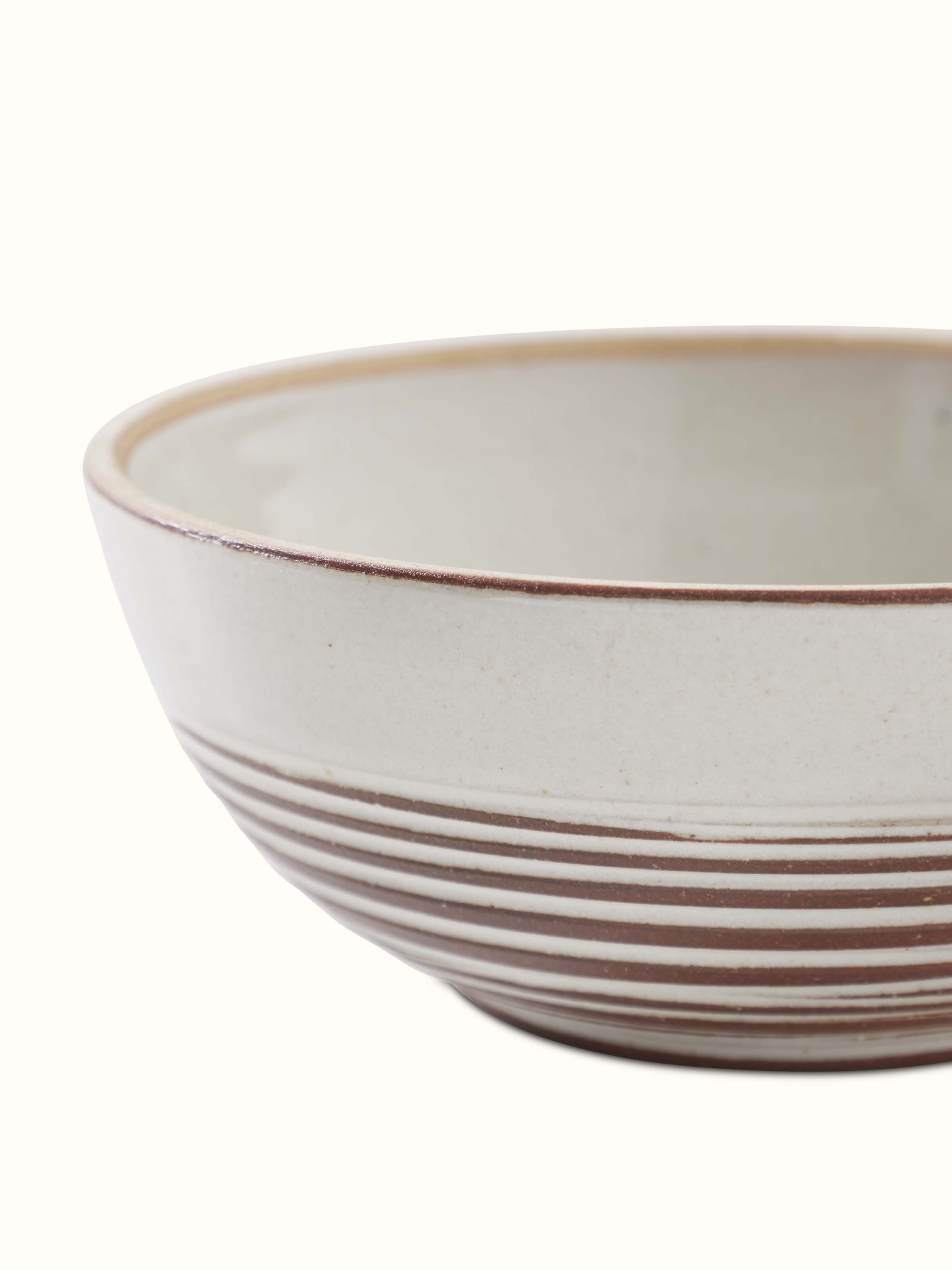 Artistic view of Studio Pottery Ceramic Serving Bowls (2 pcs), displaying the bowls' shape and design