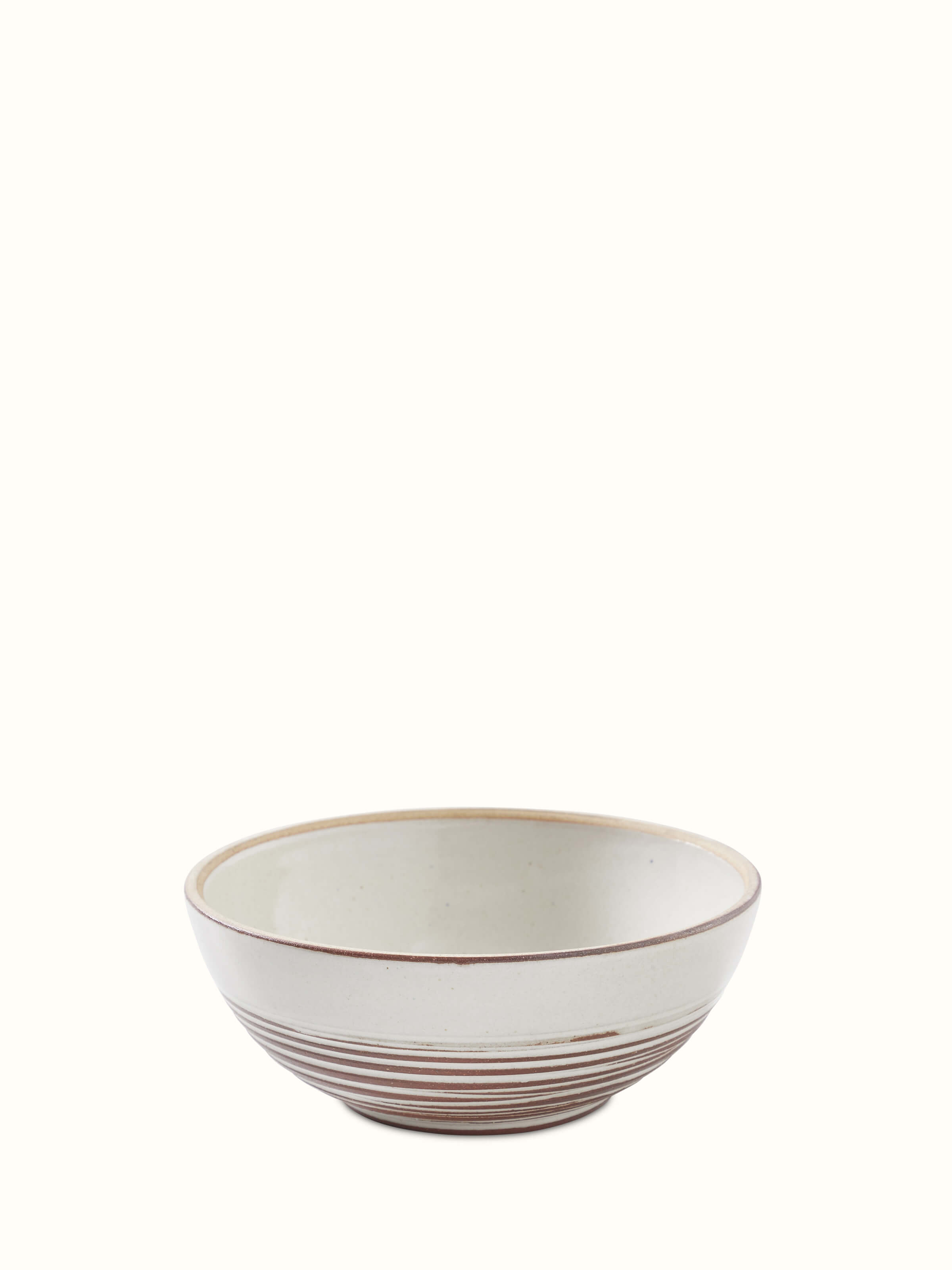 Detailed view of Studio Pottery Ceramic Serving Bowls (2 pcs), emphasizing the elegant curves and finish