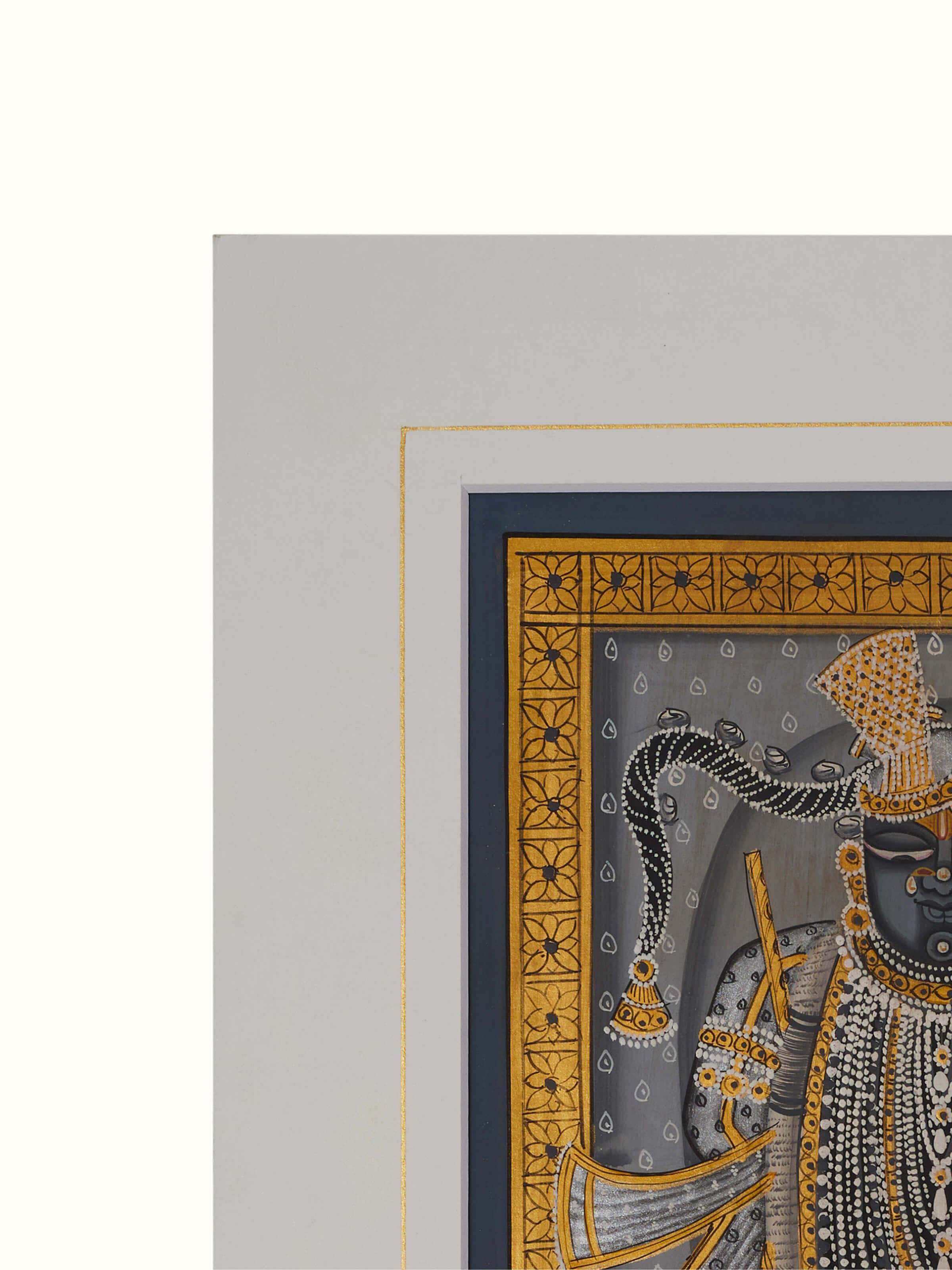 Full view of Pichwai Shreenathji Painting (24 pcs), showing the complete artwork and intricate traditional designs.