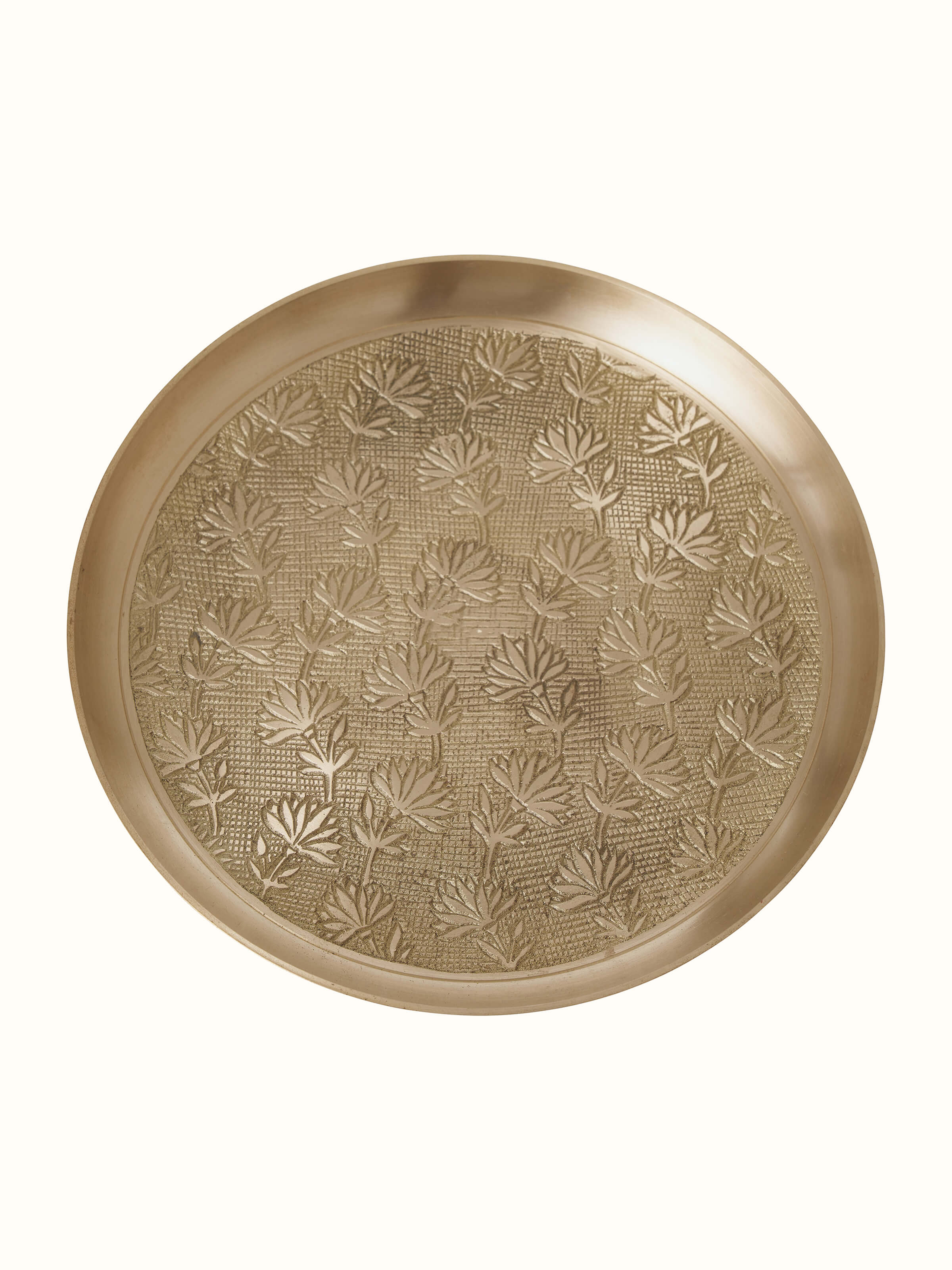 Brass Decorative Plate (10 Inches)