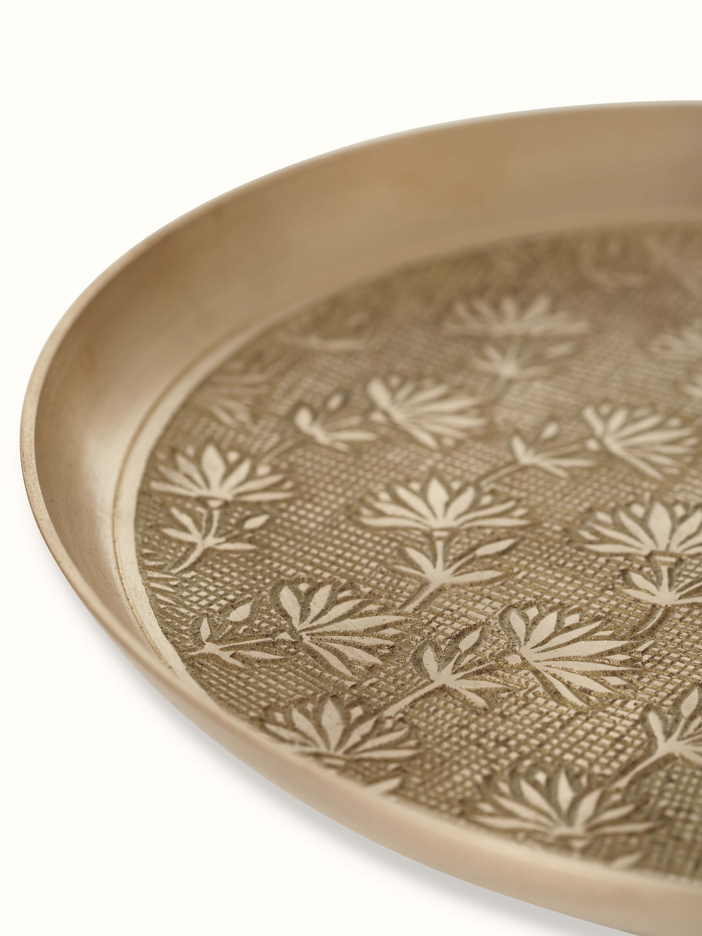 Brass Decorative Plate (10 Inches)