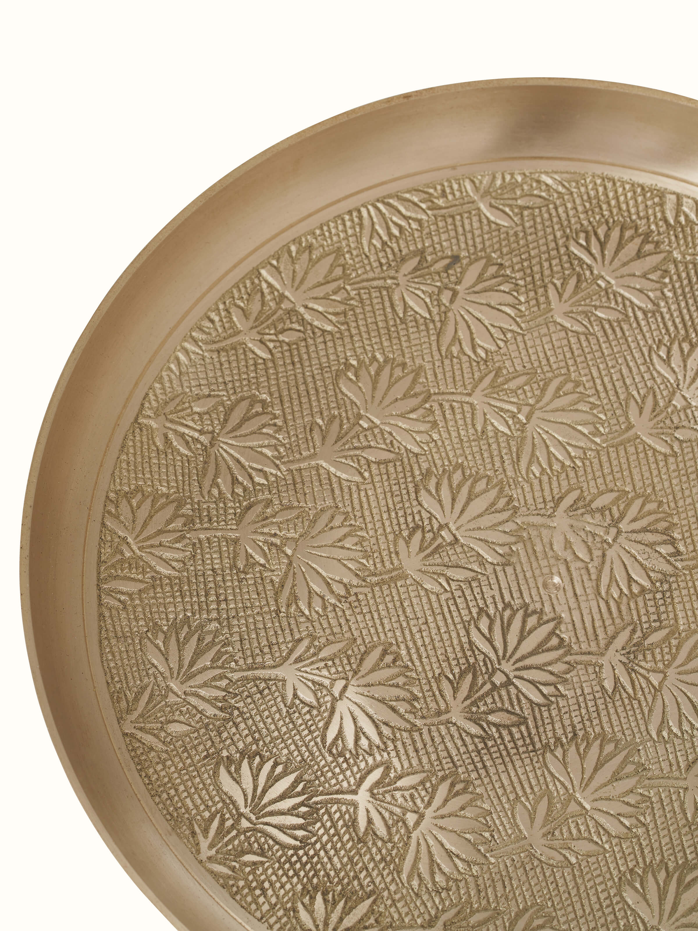 Brass Decorative Plate (10 Inches)
